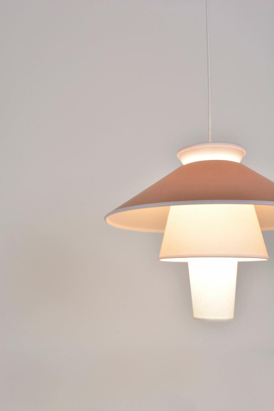 Lampa wisząca RUCHE brzoskwiniowy Market Set Eye on Design
