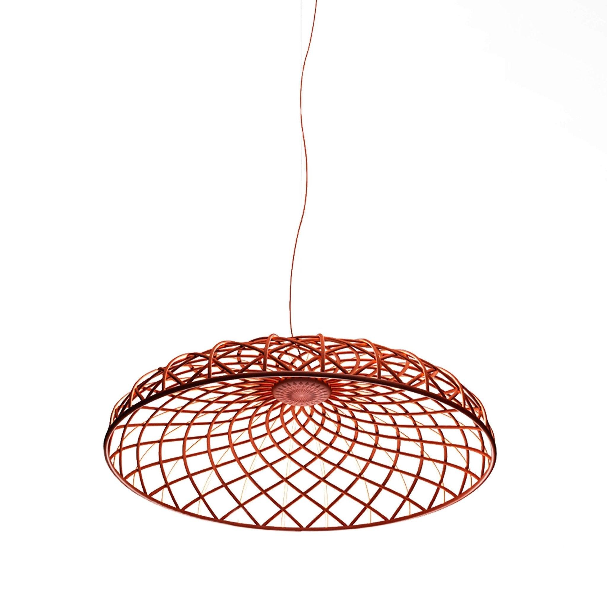 Lampa wisząca SKYNEST ceglasta czerwień Flos Eye on Design