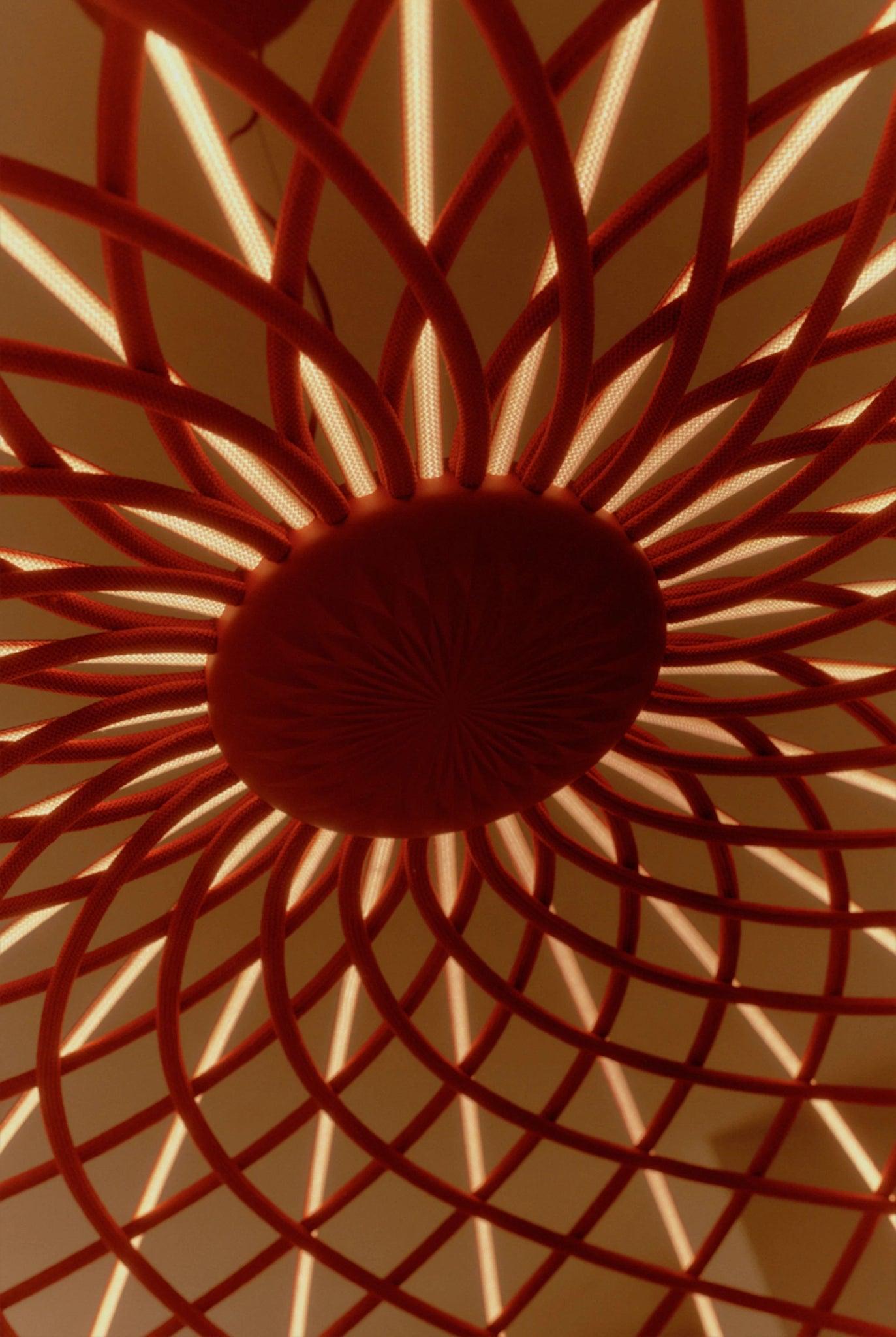 Lampa wisząca SKYNEST ceglasta czerwień Flos Eye on Design