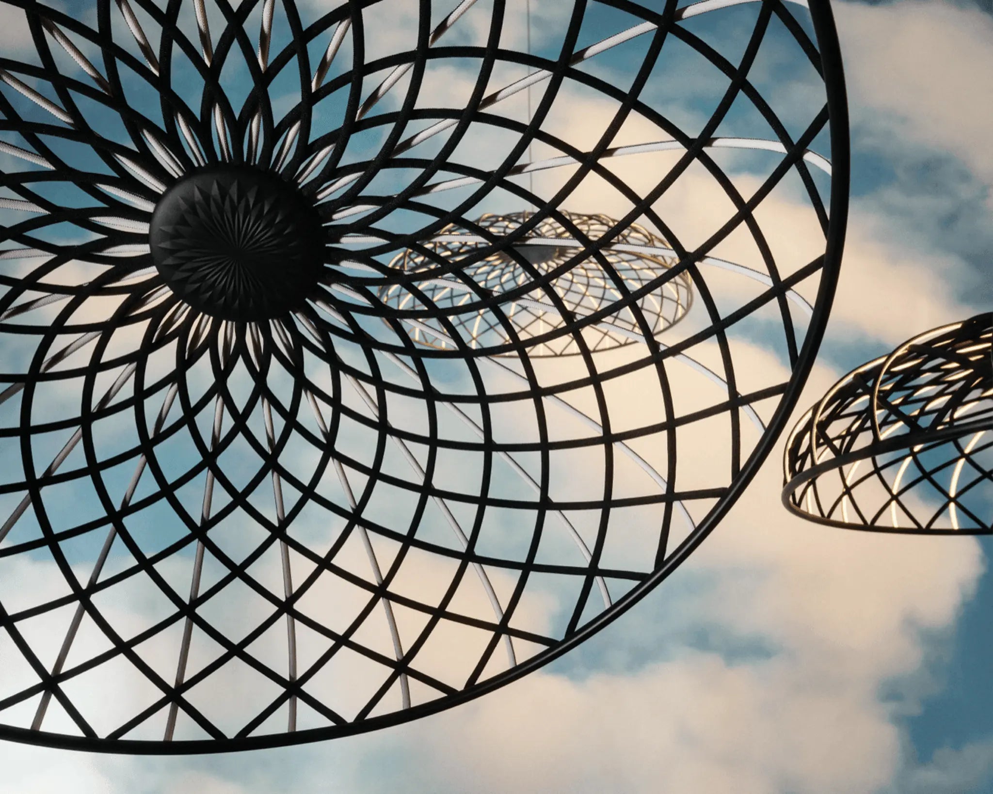 Lampa wisząca SKYNEST niebieski – Flos