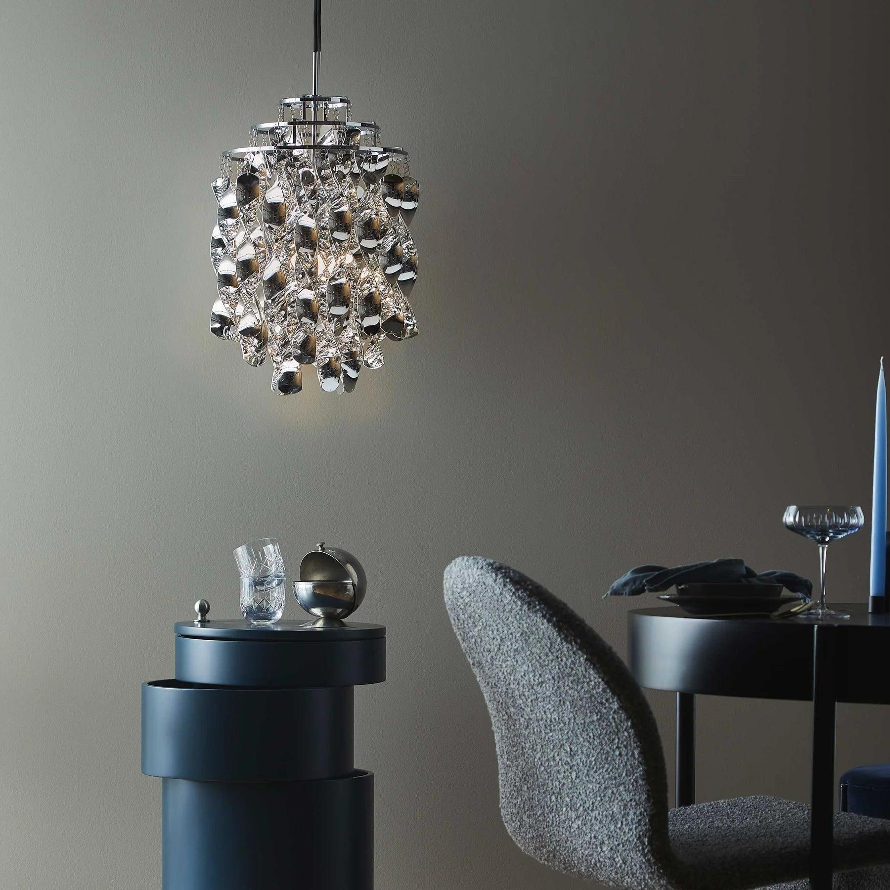 Lampa wisząca SPIRAL MINI srebrny Verpan Eye on Design