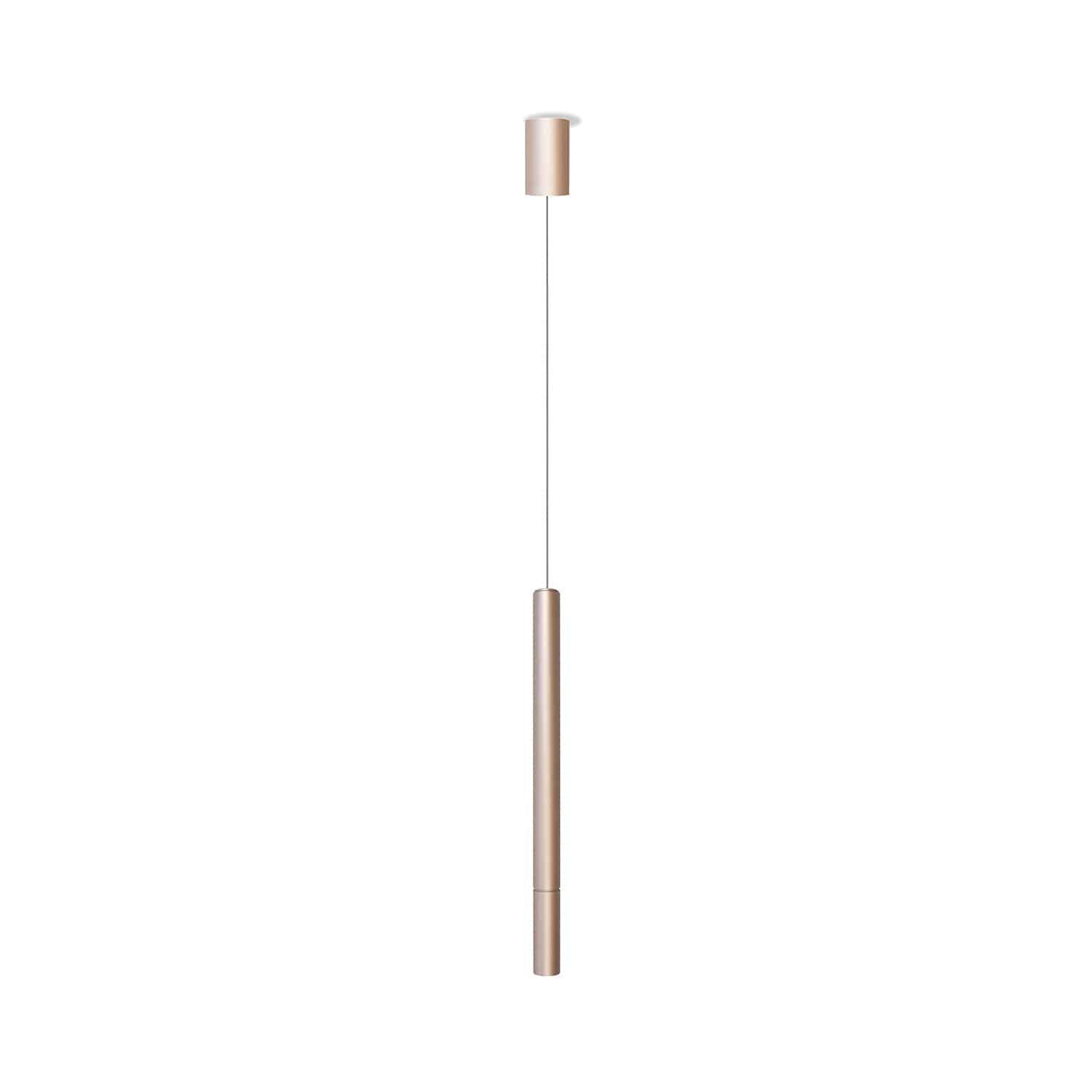 Lampa wisząca TENEBRA różowe złoto Contardi 2 m bez klosza Eye on Design