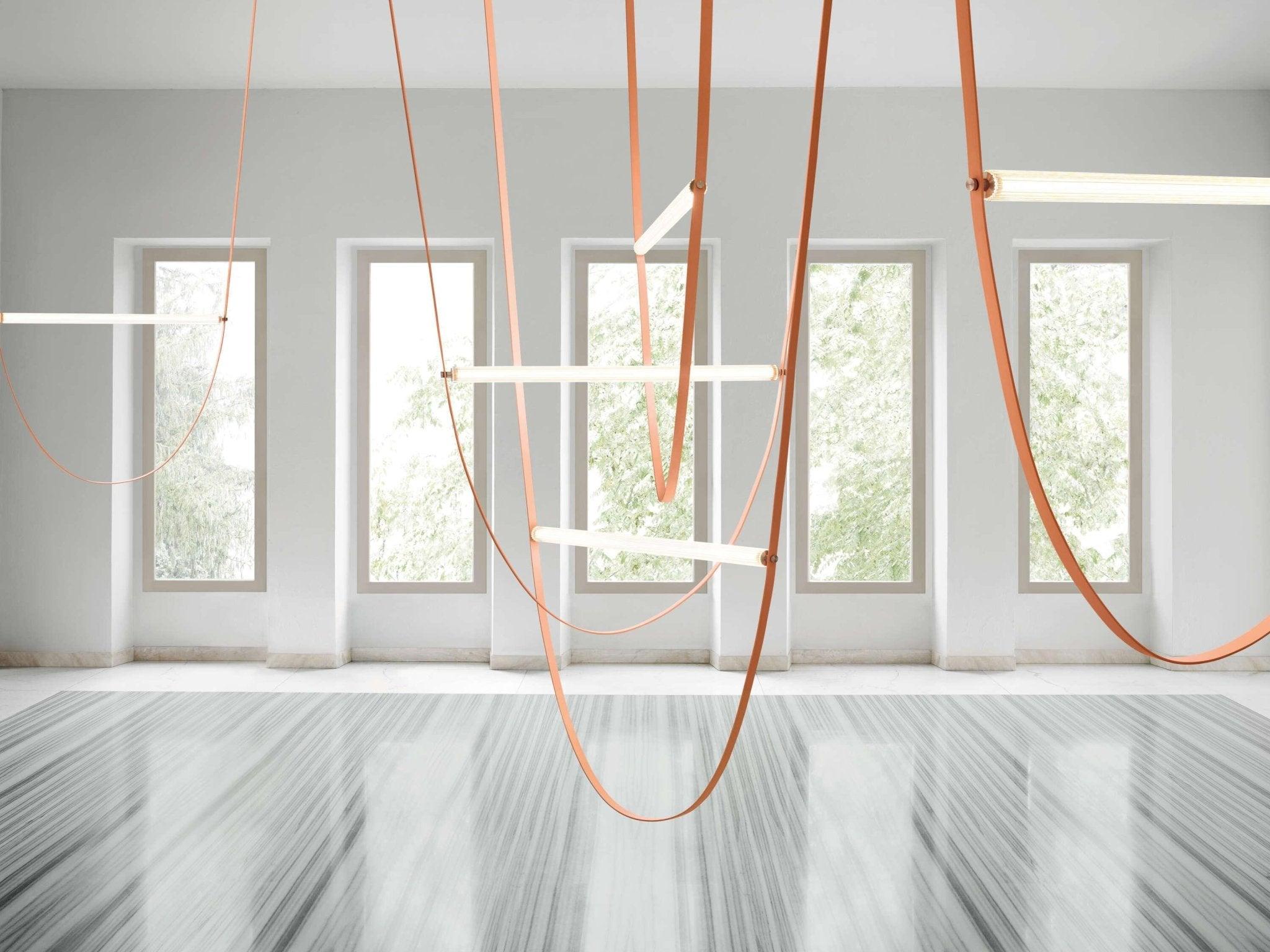 Lampa wisząca WIRELINE różowy Flos Eye on Design