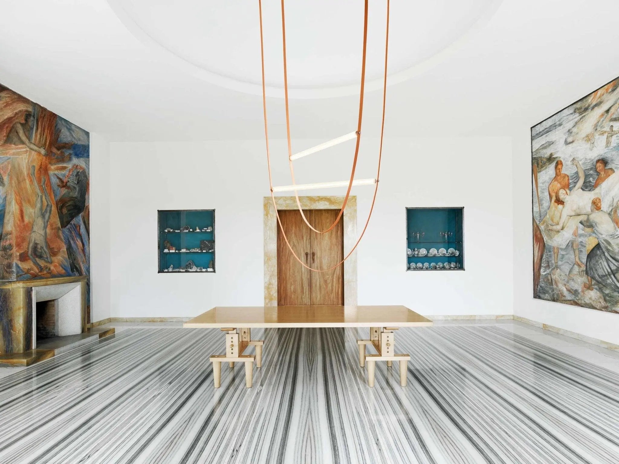 Lampa wisząca WIRELINE różowy – Flos