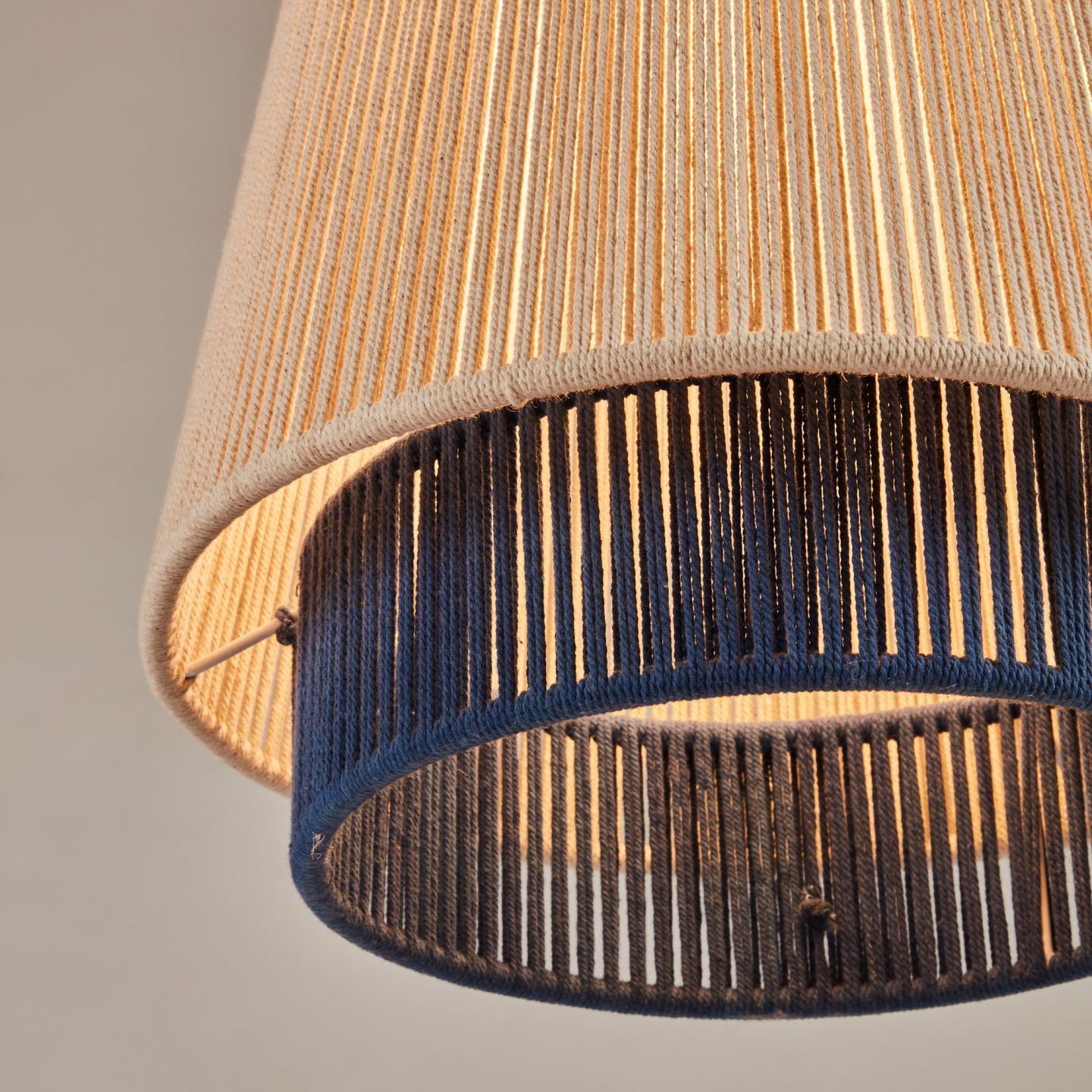 Lampa wisząca YUVIA beżowy z czerwonym La Forma Eye on Design