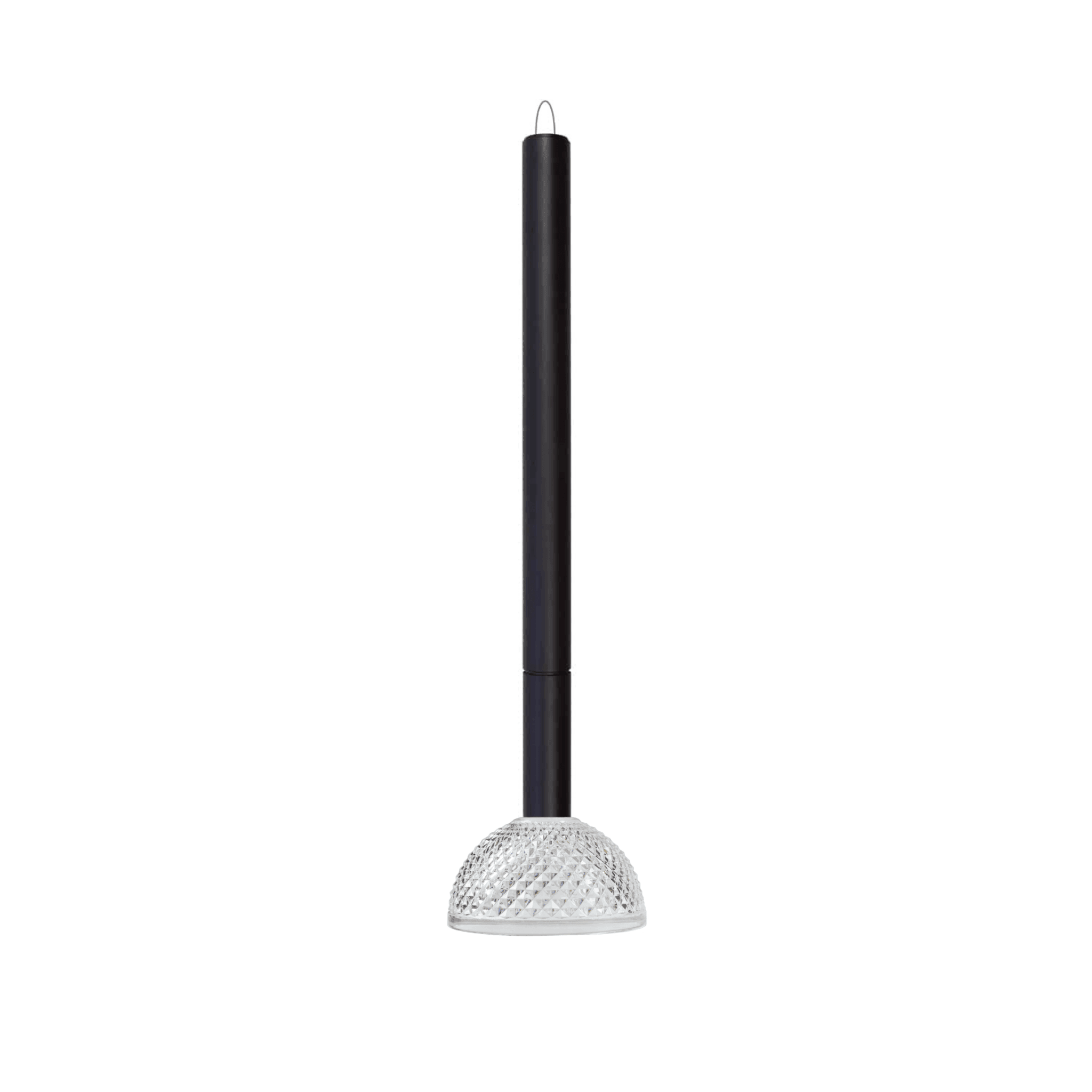 Lampa wisząca zewnętrzna TENEBRA BATTERY czarny Contardi klosz kryształowy Crystal Macedonia bez dodatkowych akcesoriów Eye on Design