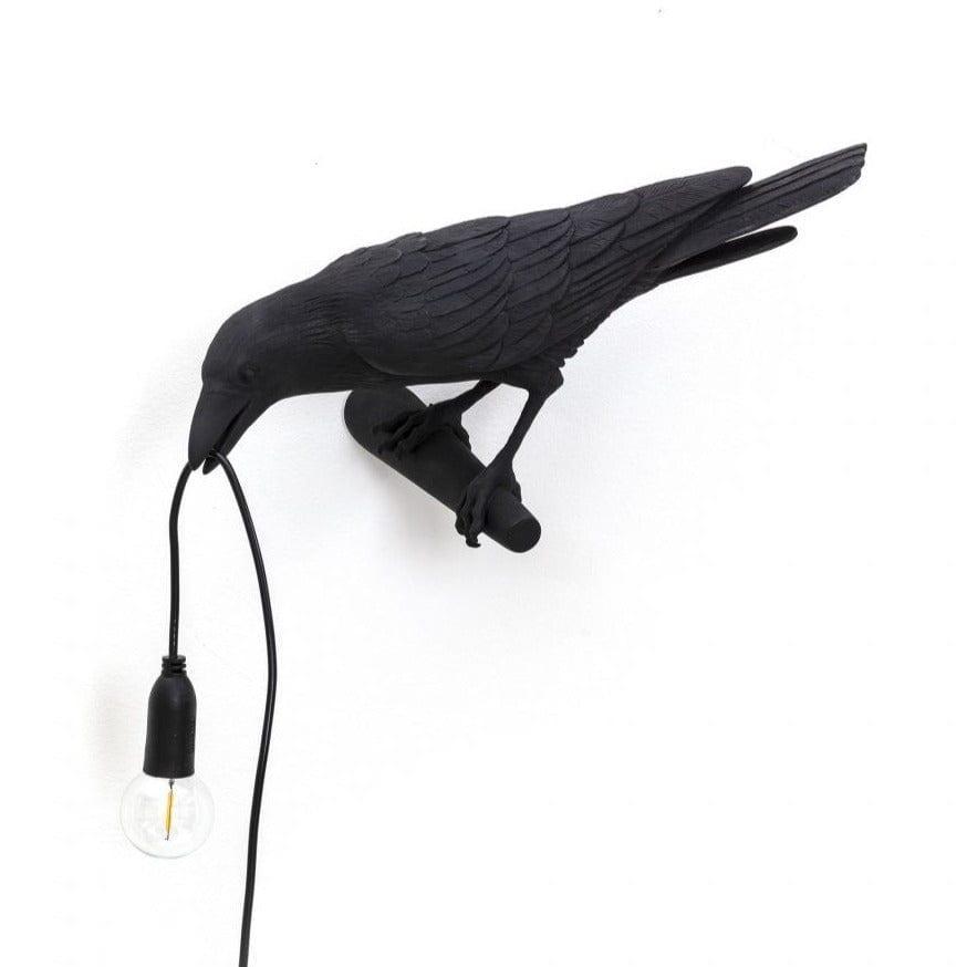 Lampa zewnętrzna BIRD LOOKING LEFT czarny Seletti Eye on Design