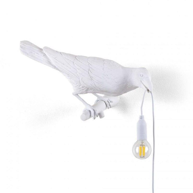 Lampa zewnętrzna BIRD LOOKING RIGHT biały Seletti Eye on Design