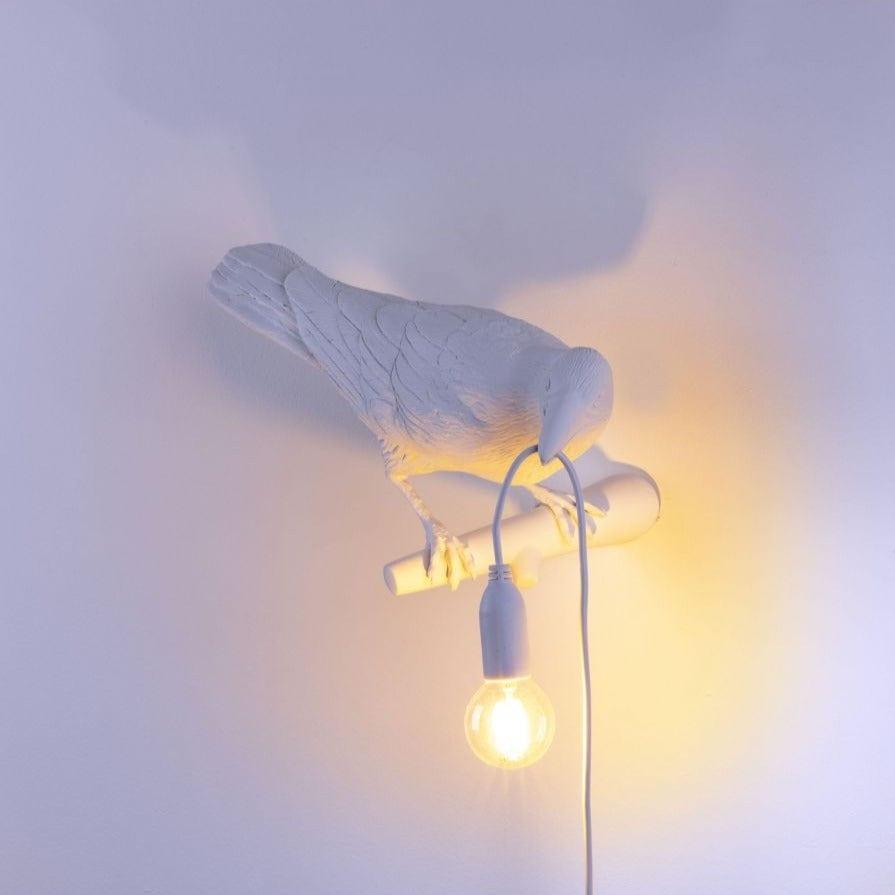 Lampa zewnętrzna BIRD LOOKING RIGHT biały Seletti Eye on Design