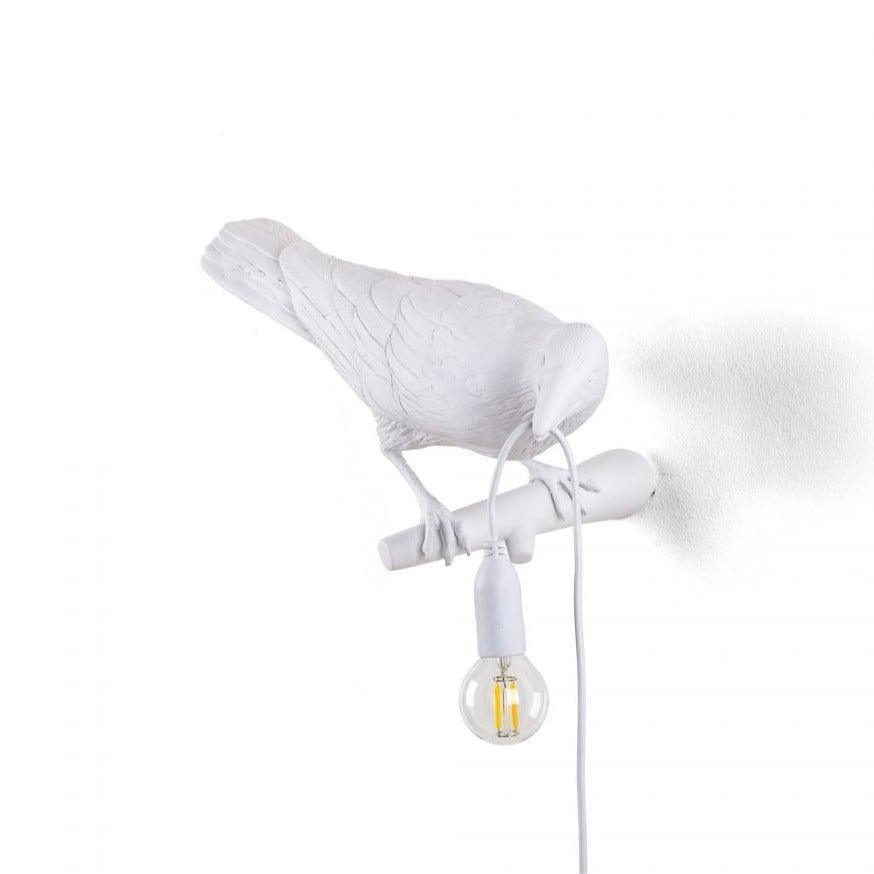 Lampa zewnętrzna BIRD LOOKING RIGHT biały Seletti Eye on Design