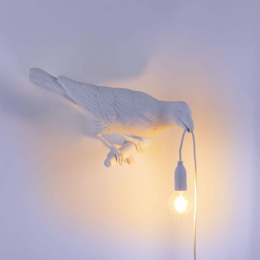 Lampa zewnętrzna BIRD LOOKING RIGHT biały Seletti Eye on Design