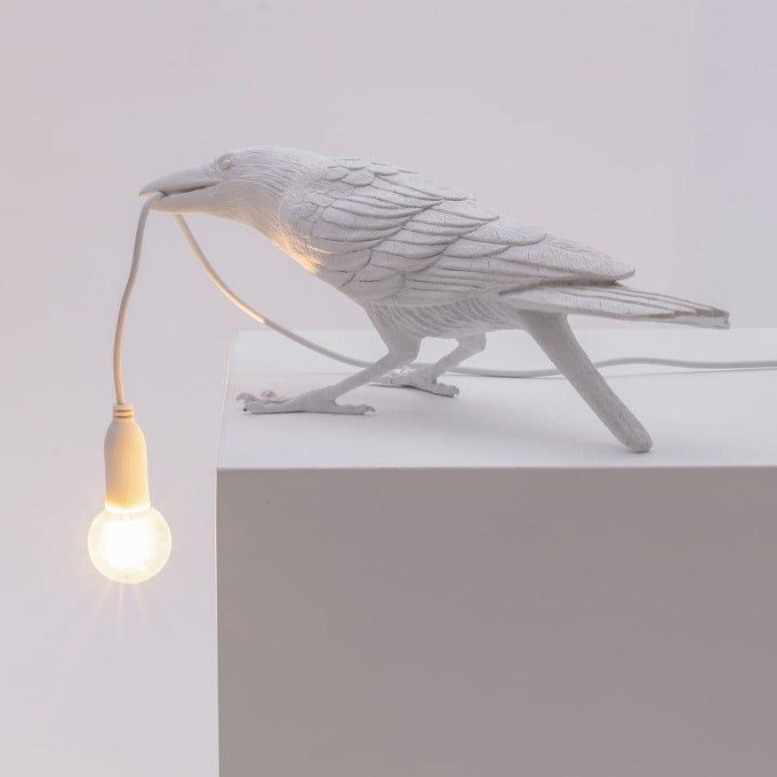 Lampa zewnętrzna BIRD PLAYING biały Seletti Eye on Design