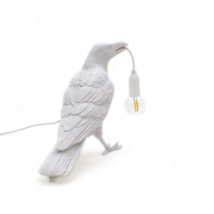 Lampa zewnętrzna BIRD WAITING biały Seletti Eye on Design