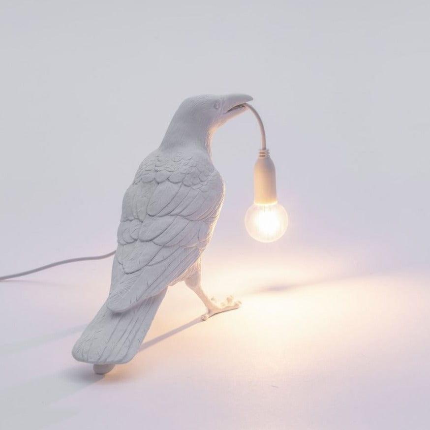 Lampa zewnętrzna BIRD WAITING biały Seletti Eye on Design
