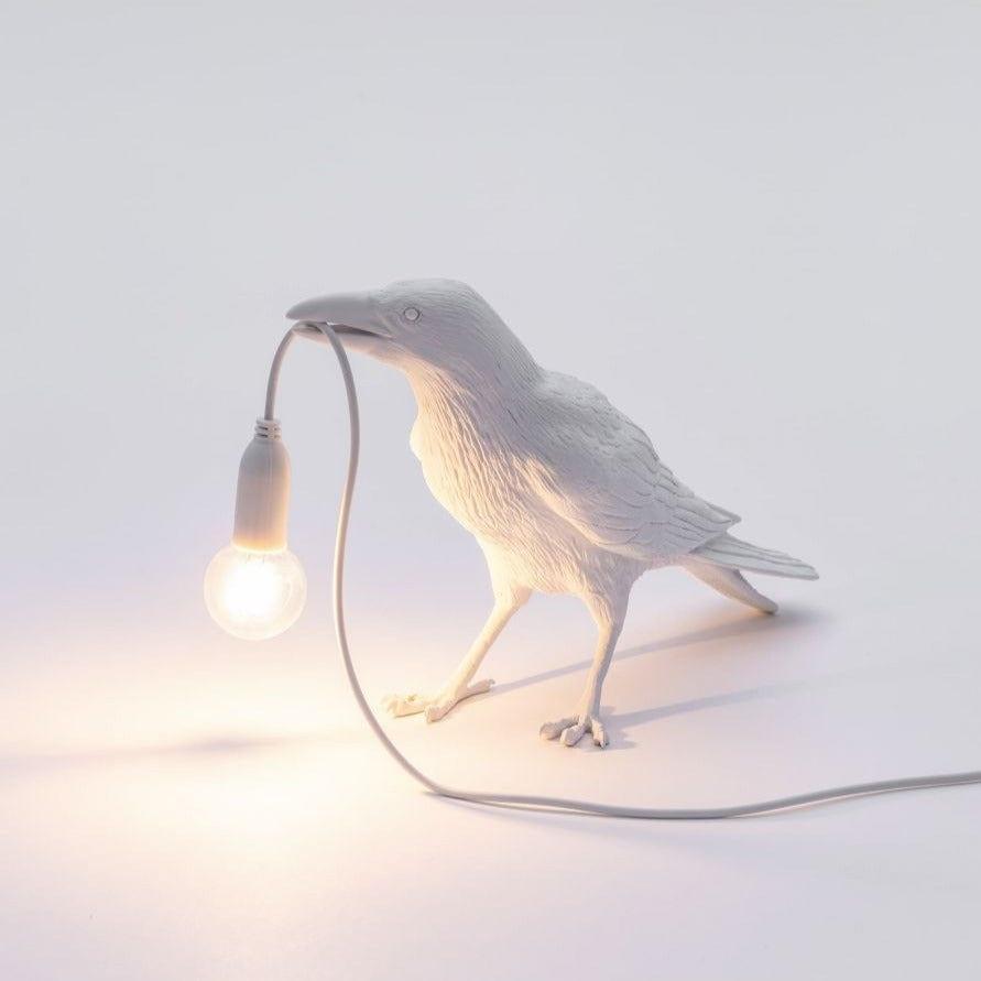 Lampa zewnętrzna BIRD WAITING biały Seletti Eye on Design