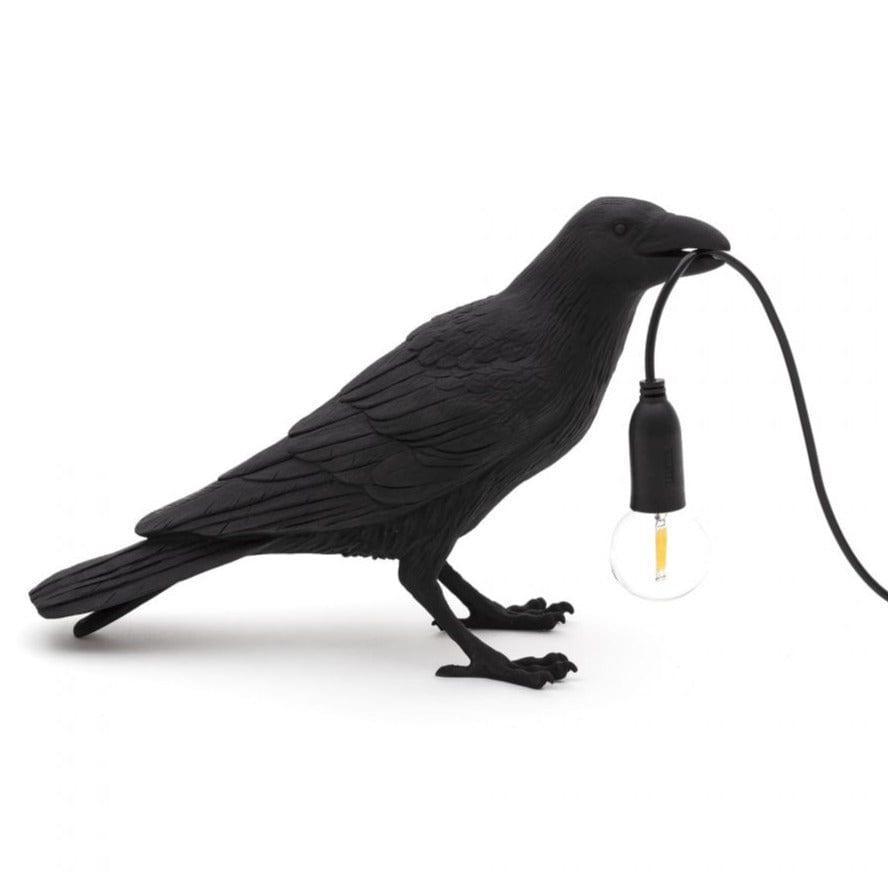 Lampa zewnętrzna BIRD WAITING czarny Seletti Eye on Design