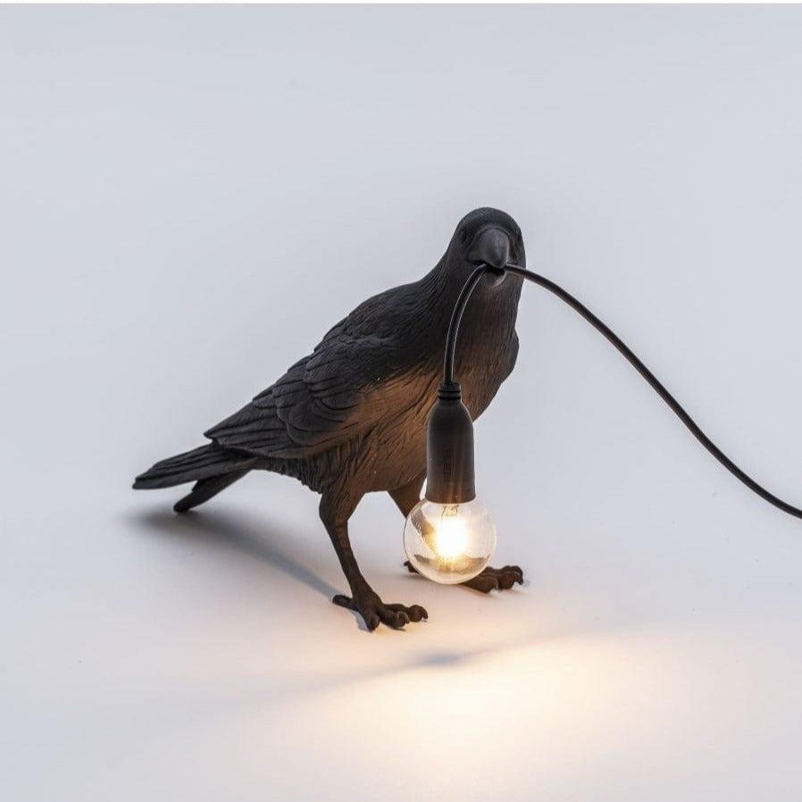Lampa zewnętrzna BIRD WAITING czarny Seletti Eye on Design