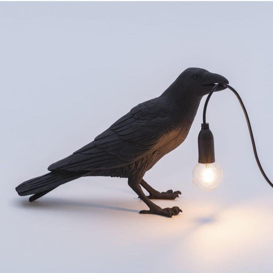Lampa zewnętrzna BIRD WAITING czarny Seletti Eye on Design
