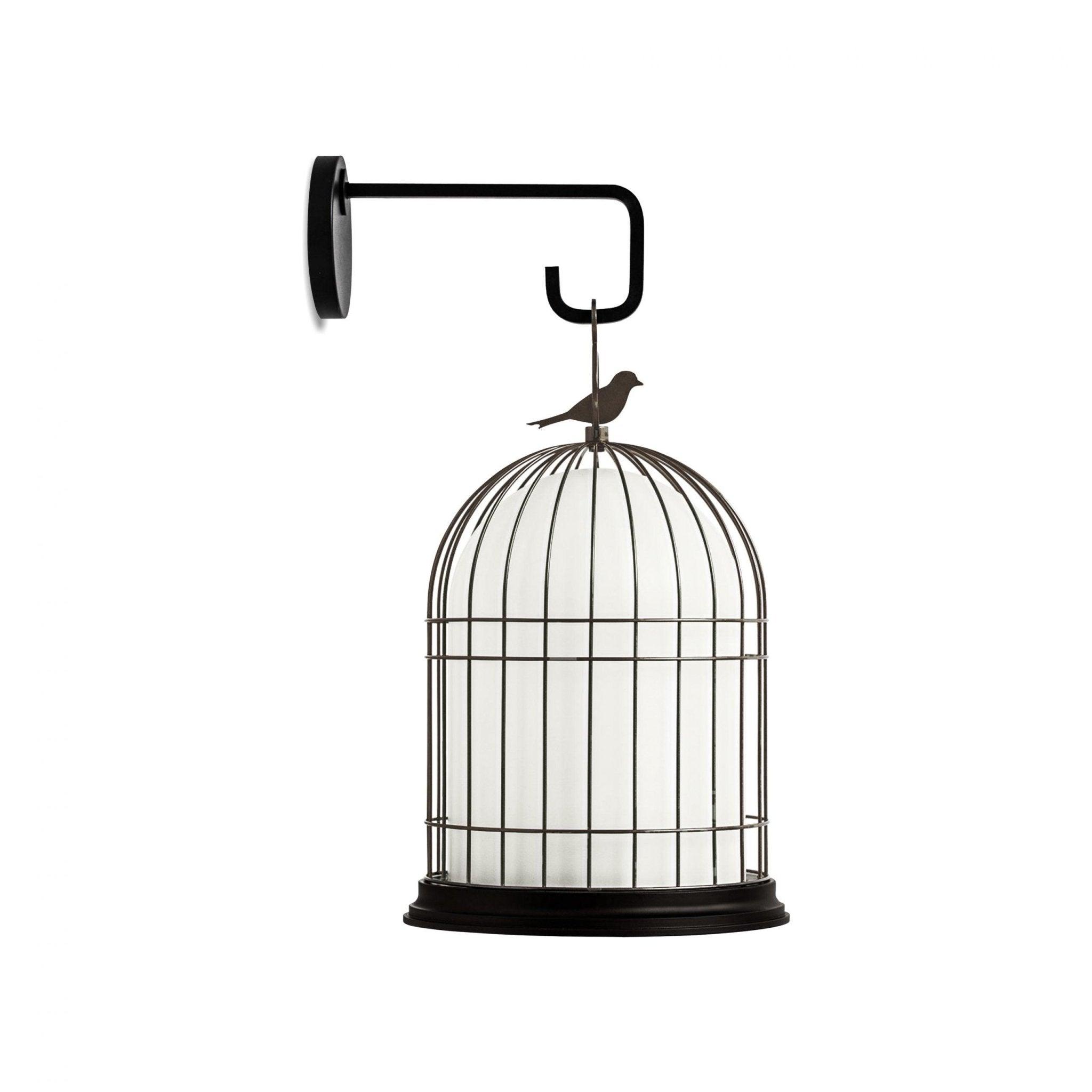 Lampa zewnętrzna FREEDOM brązowy Contardi podstawa ścienna z hakiem Eye on Design