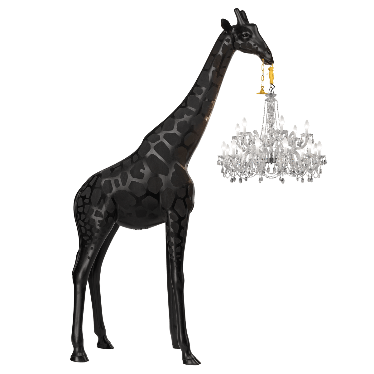 Lampa zewnętrzna GIRAFFE IN LOVE XL czarny Qeeboo Eye on Design
