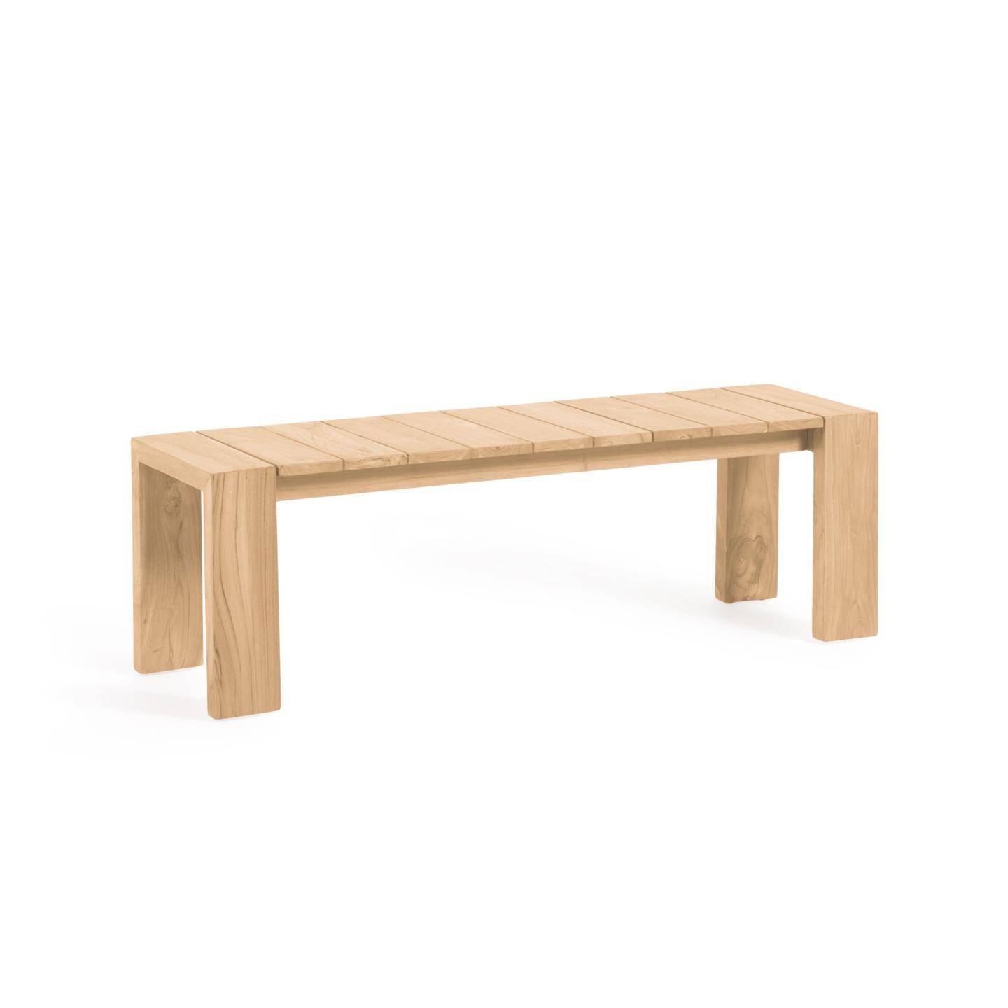 Ławka ogrodowa VICTOIRE lite drewno tekowe La Forma 175 cm Eye on Design