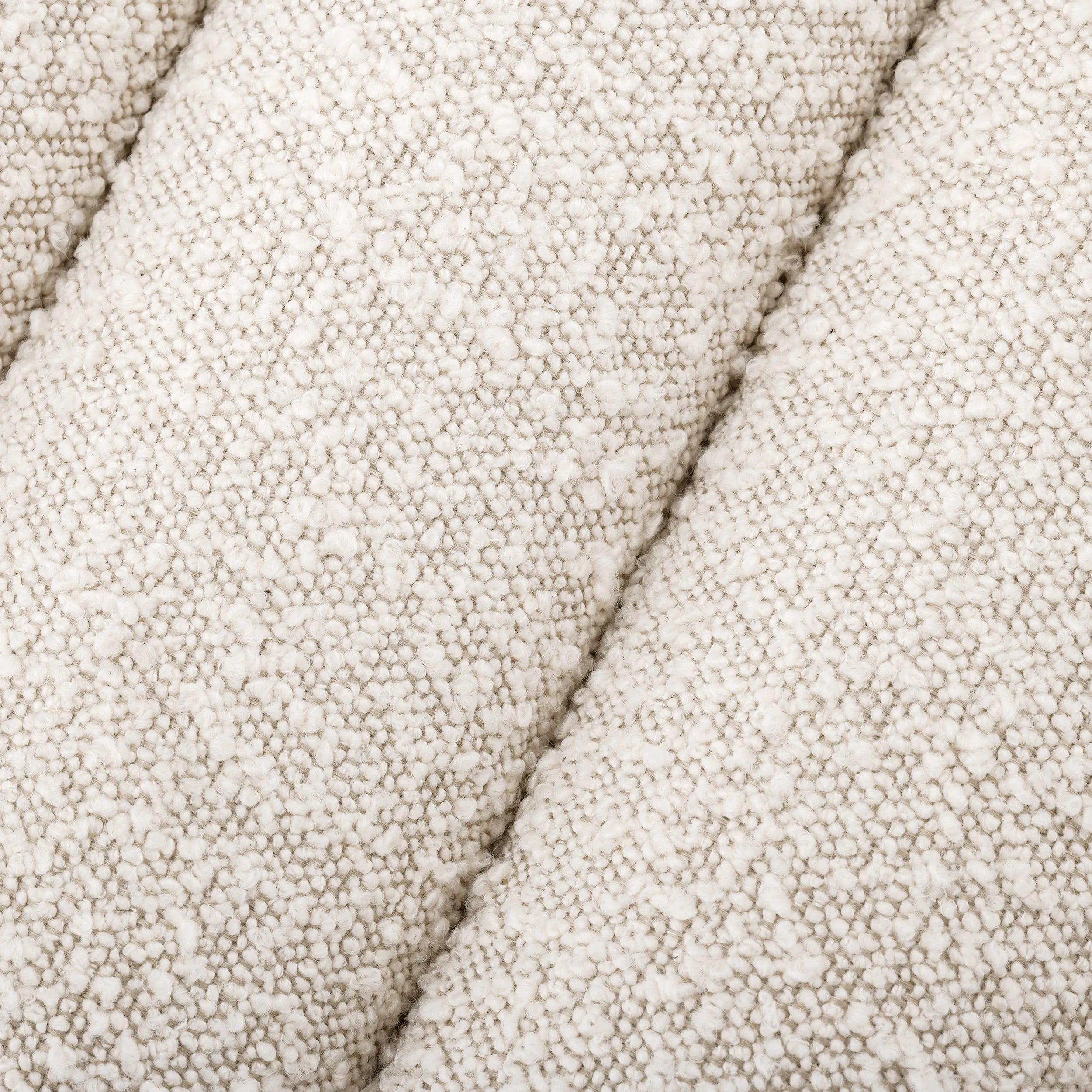 Ławka w tkaninie boucle BENTE kremowy Eichholtz Eye on Design