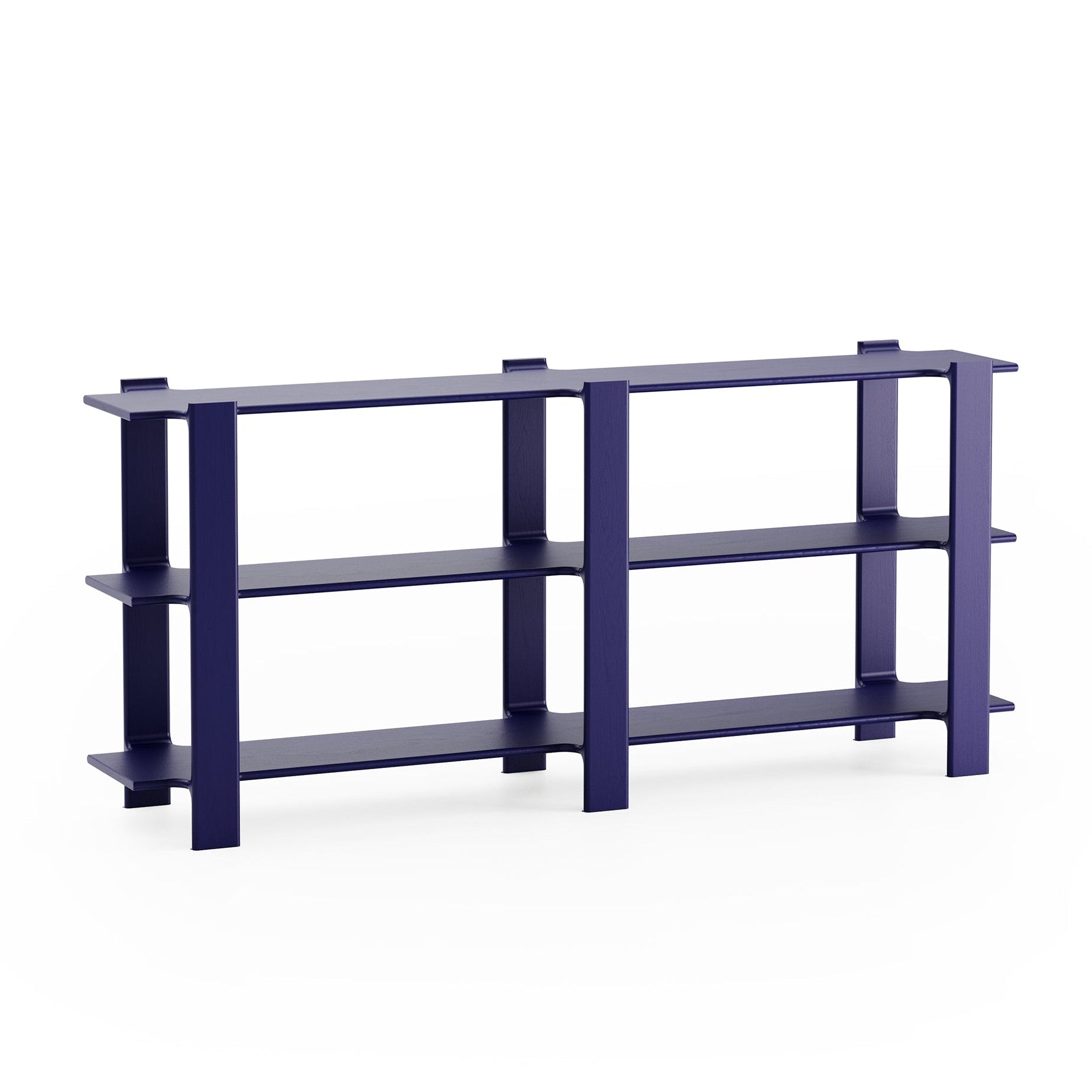LIGO DUO Shelf cobalt oak wood