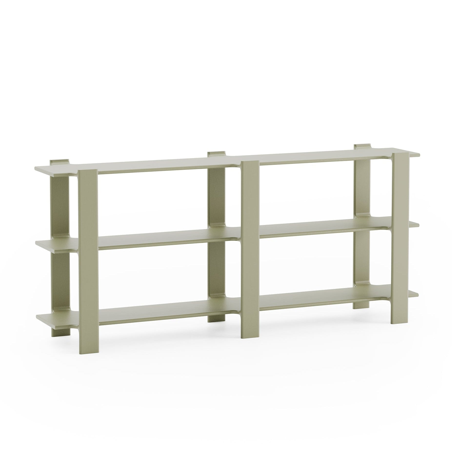 Regal LIGO DUO olivgrünes Eichenholz