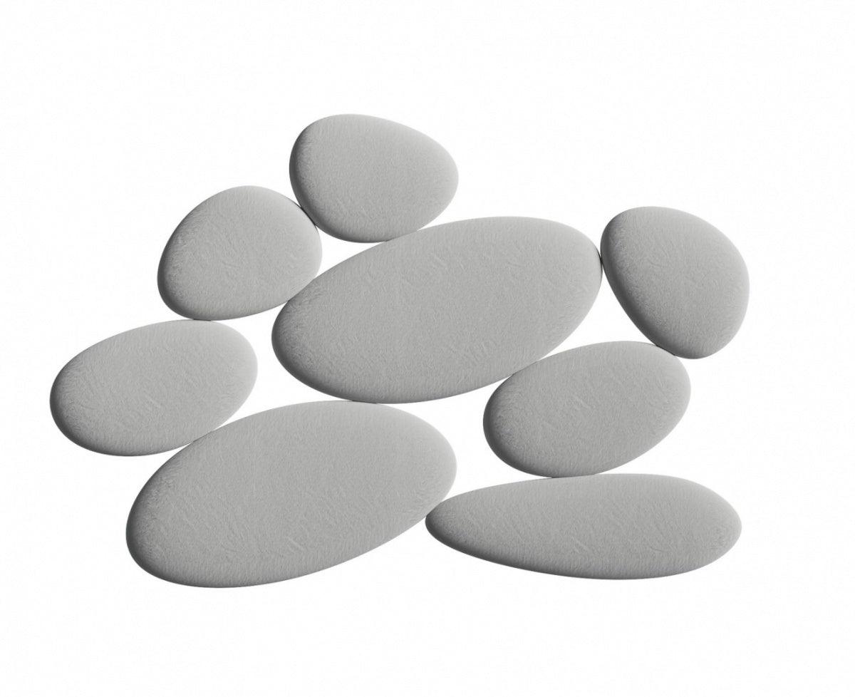 Łóżko tapicerowane STONE jasny szary Happy Barok Eye on Design