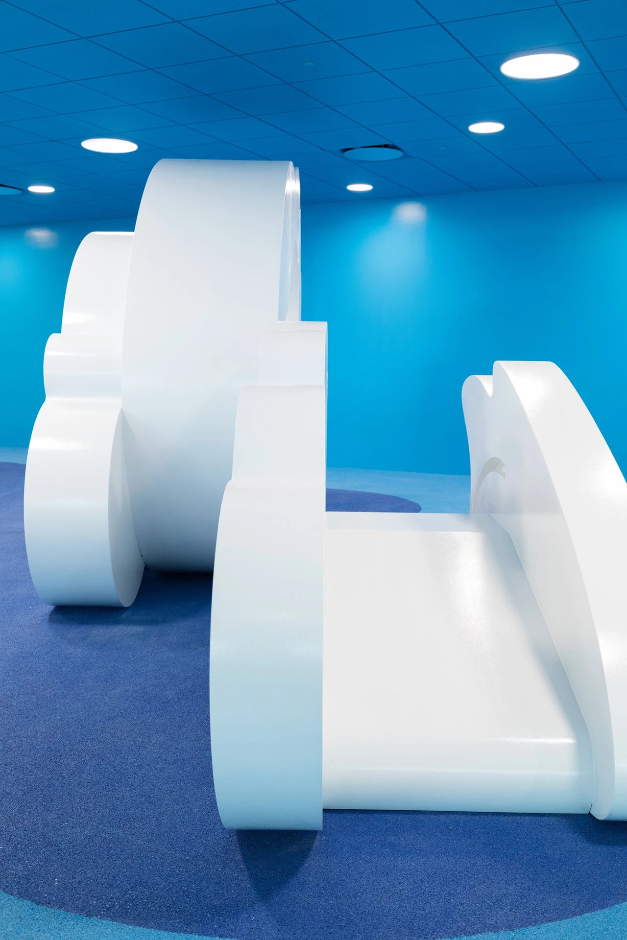 Plafon podtynkowy LP SLIM ROUND RECESSED czarny