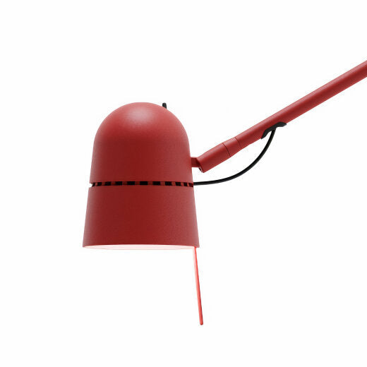 Wandleuchte mit Ausleger COUNTERBALANCE rot