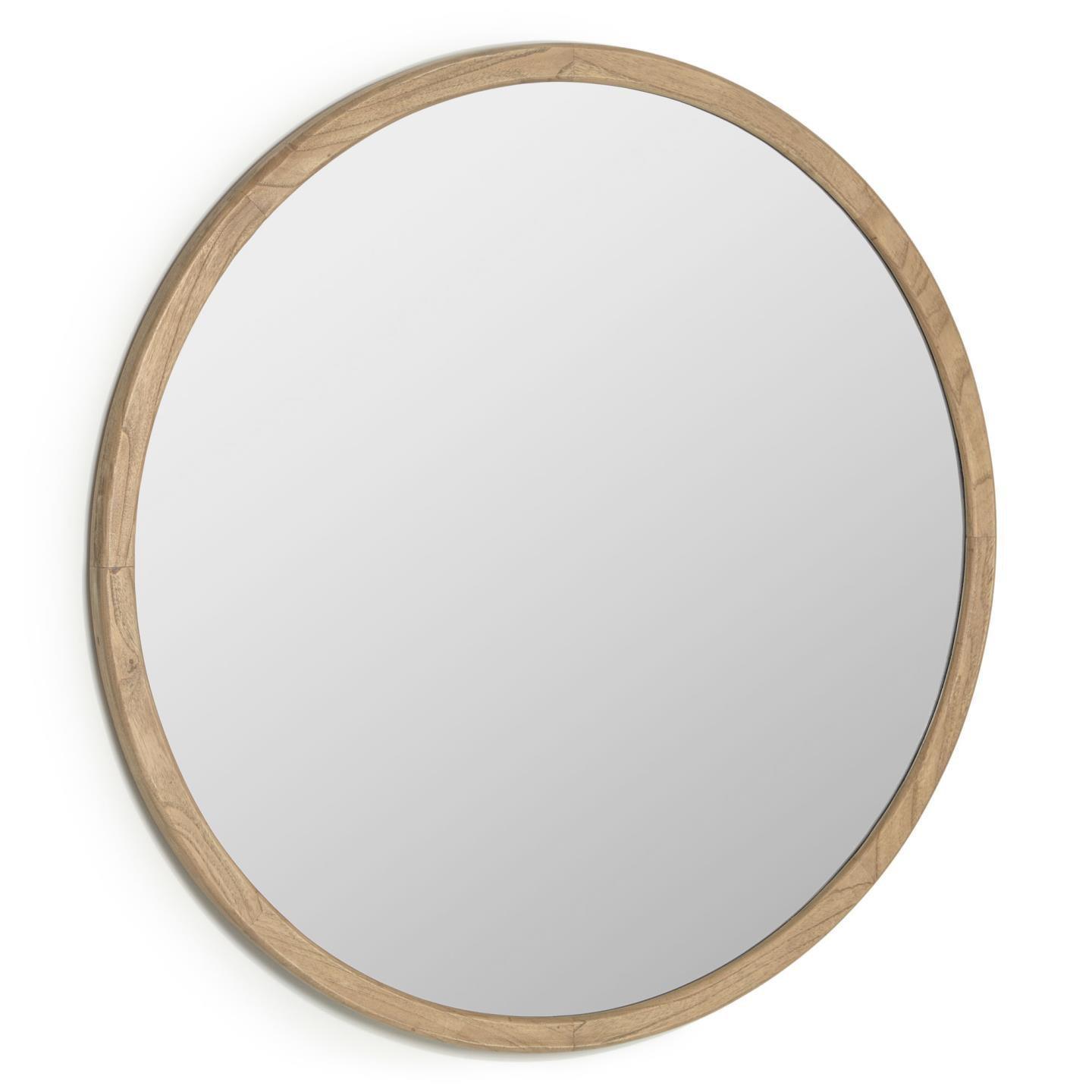Lustro ALUM lite drewno mindi La Forma 100 cm Eye on Design