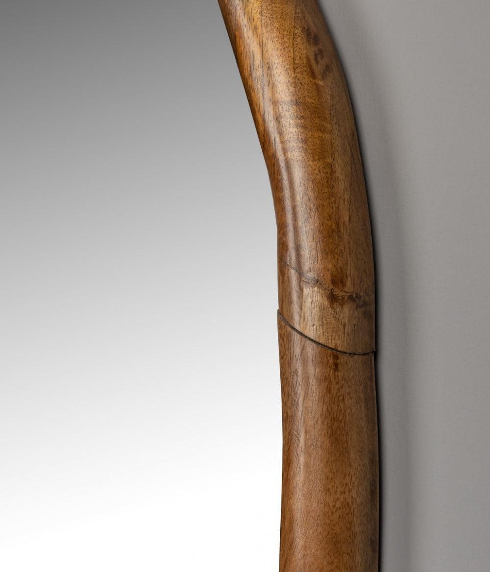 Lustro ASHLEY z drewnianą ramą Dutchbone Eye on Design