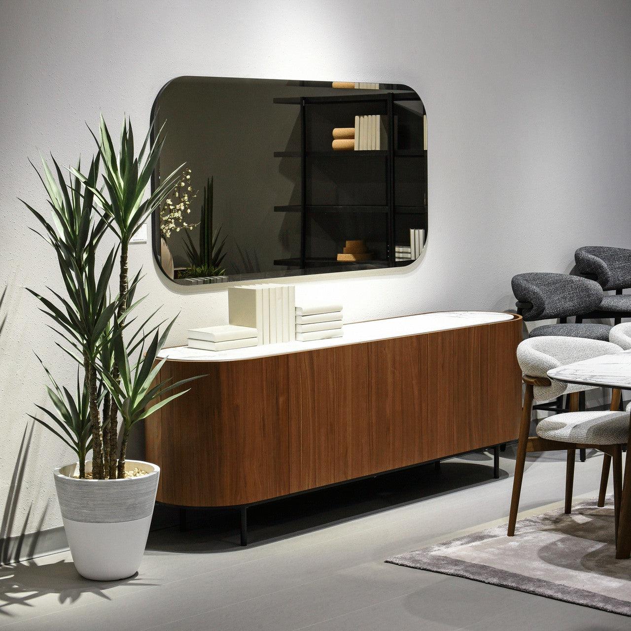 Lustro BEVEL szare szkło – Calligaris
