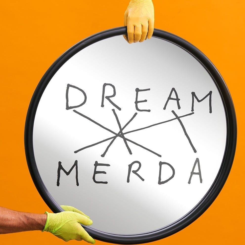 Lustro CONNECTION DREAM MERDA czarny Seletti Eye on Design