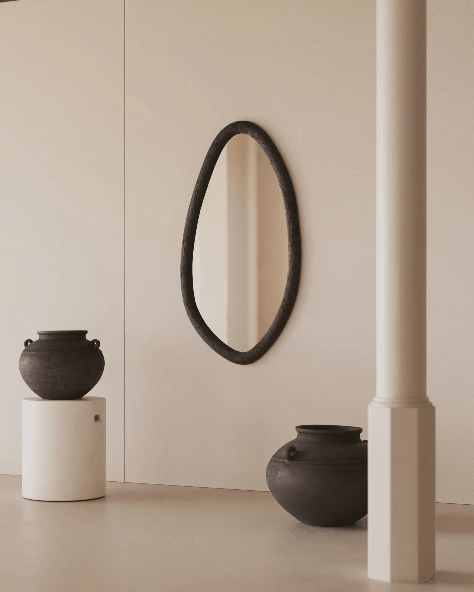 Lustro MAGRIT czarny La Forma Eye on Design