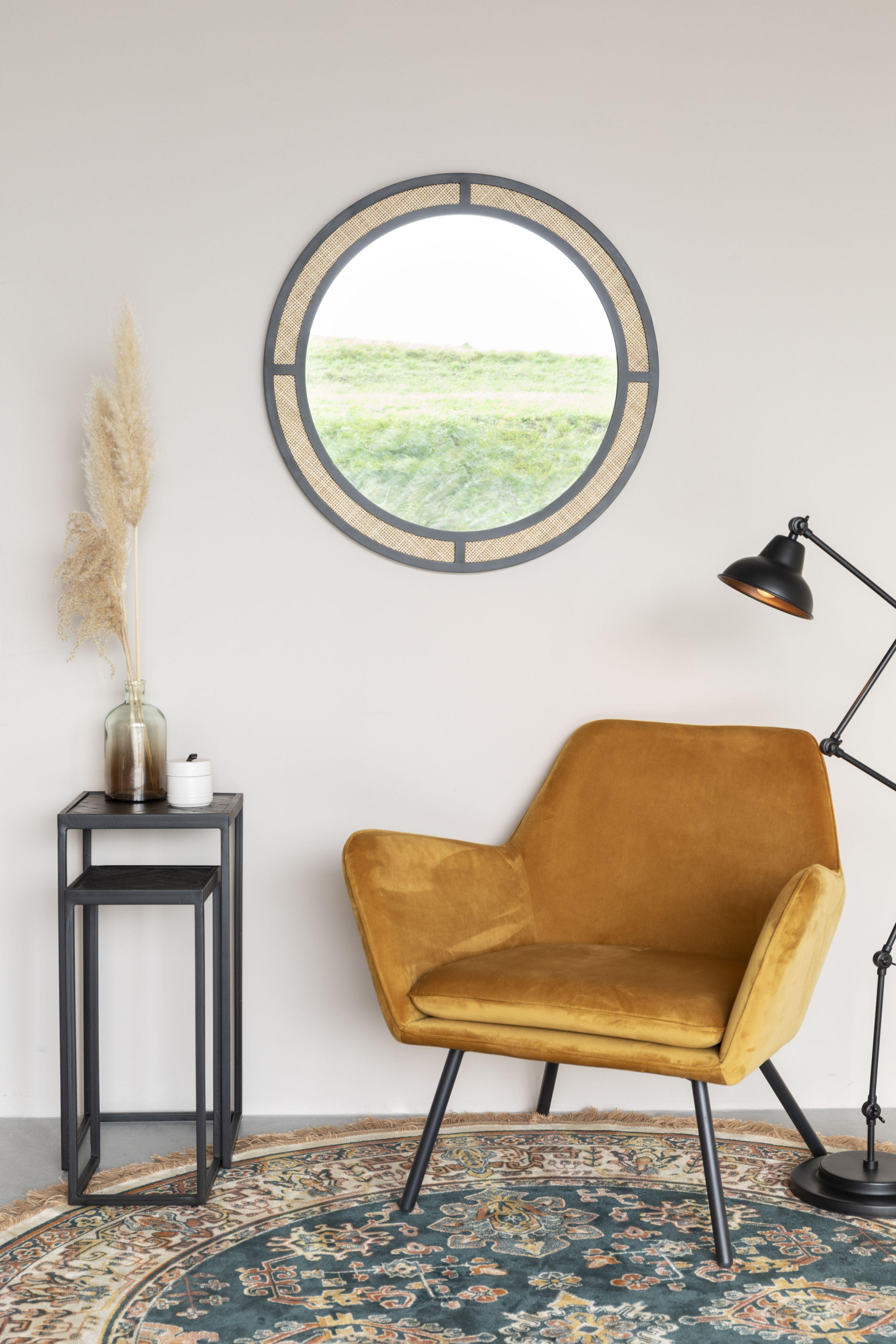 Mirror Aida Round White Label Living Eye on Design