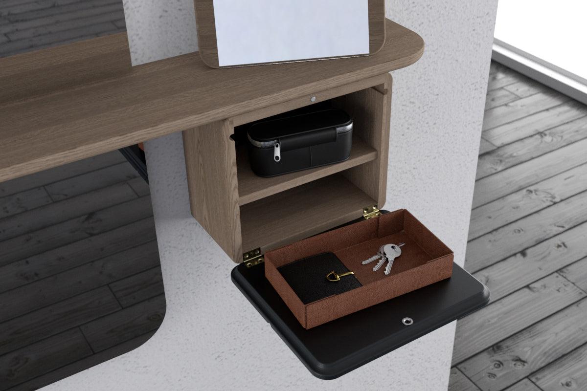 Lustro ONE MORE LOOK pistacjowy z dębem UMAGE Eye on Design