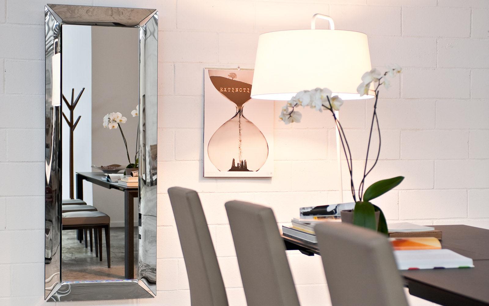 Lustro PLEASURE srebrny – szkło, Calligaris