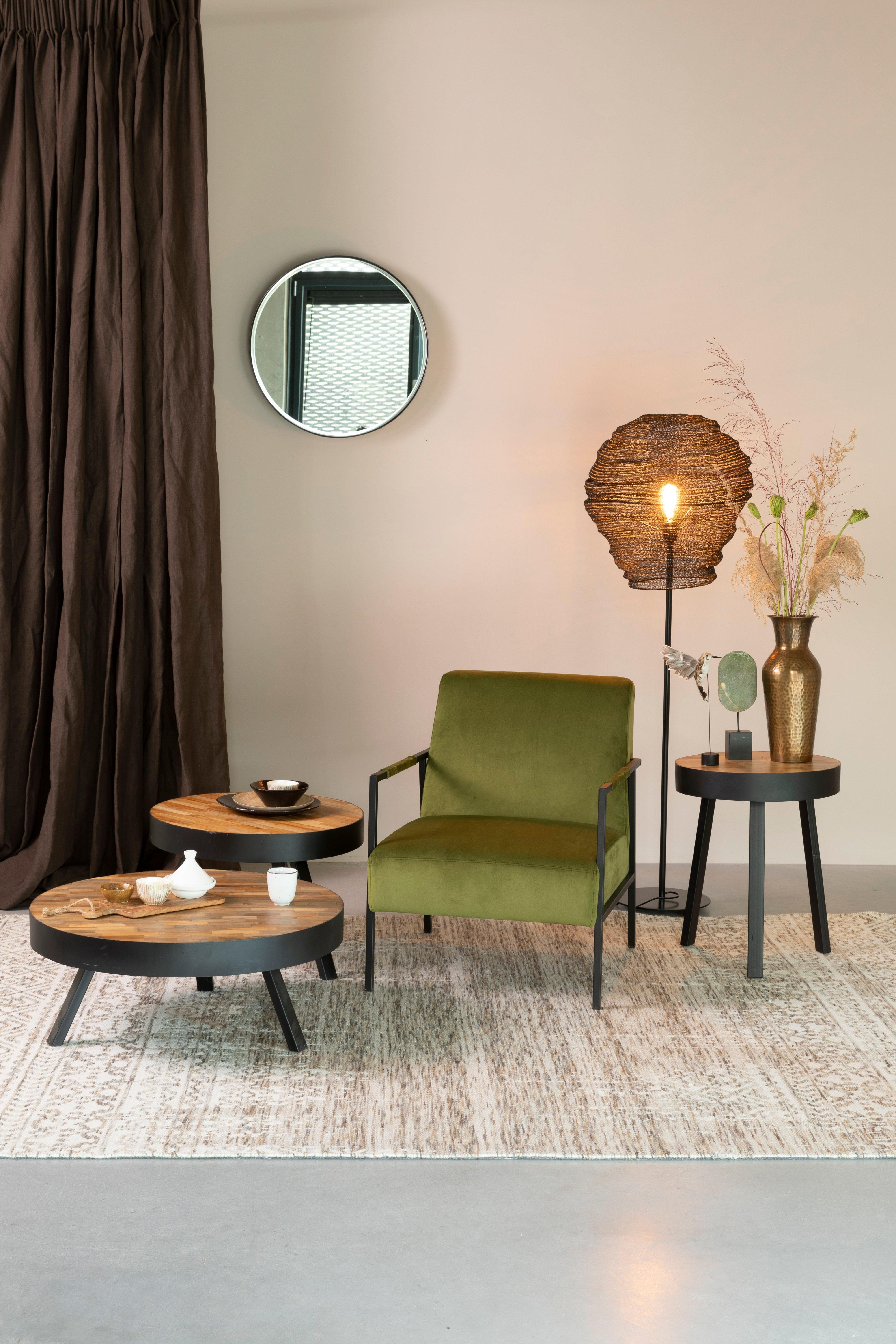 Mirror Raj Medium White Label Living Eye on Design