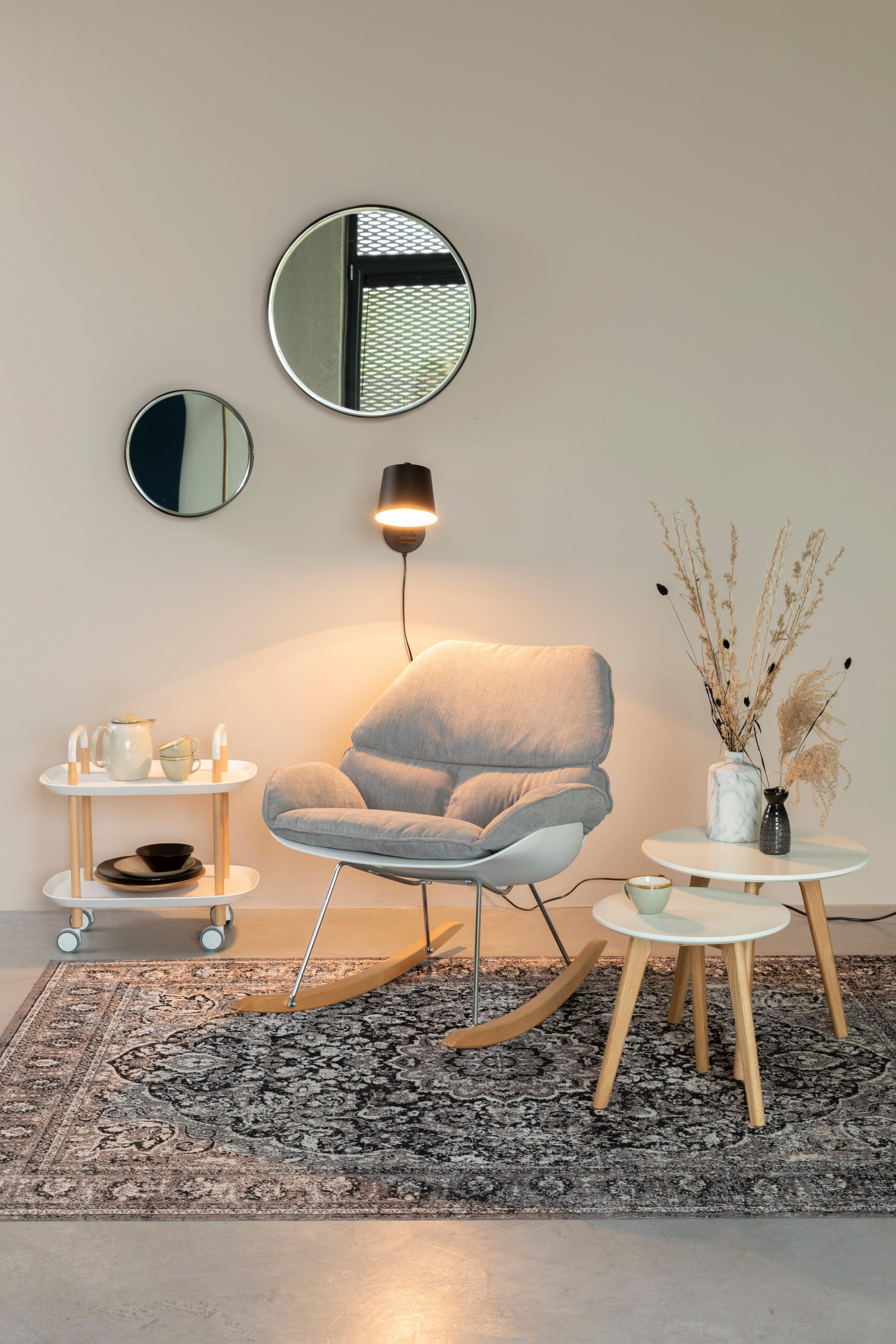 Mirror Raj Small White Label Living Eye on Design