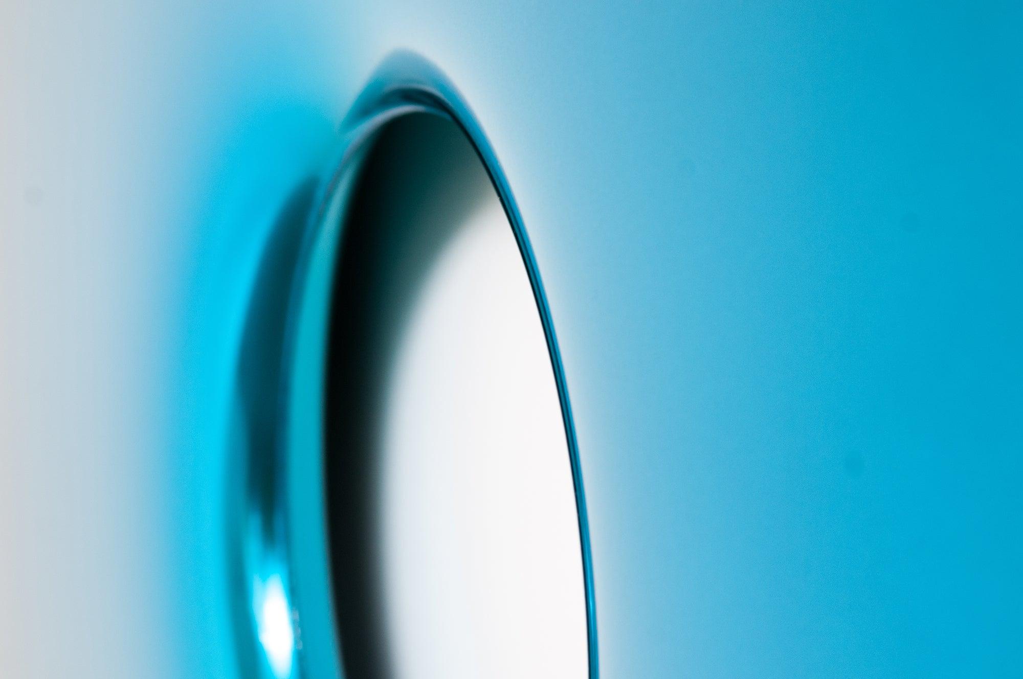 Lustro RONDO gradient kosmiczny błękit Zieta Studio Eye on Design