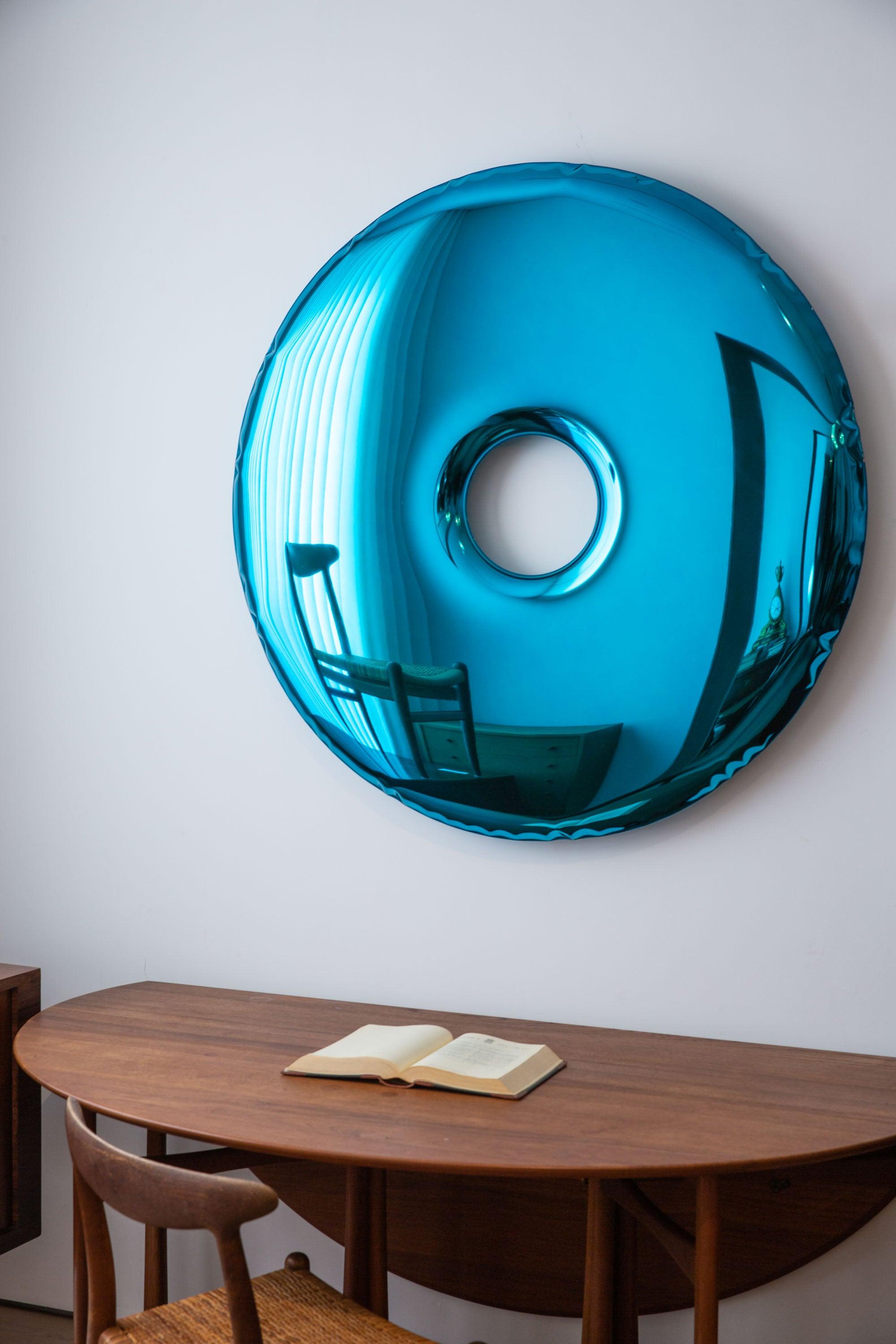 Lustro RONDO gradient szafir Zieta Studio Eye on Design