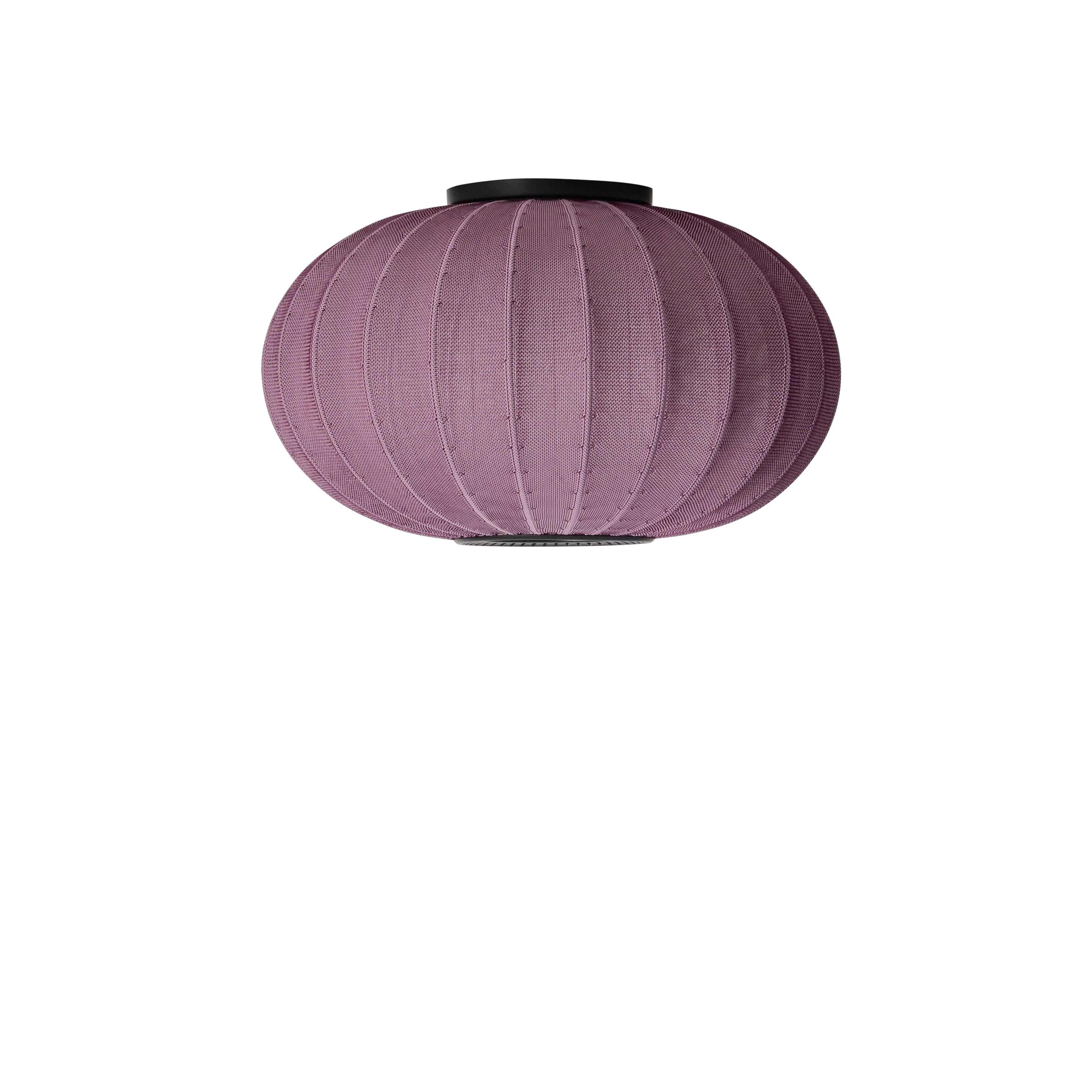 Ovale Burgunder-Deckenlampe von Strickwit.