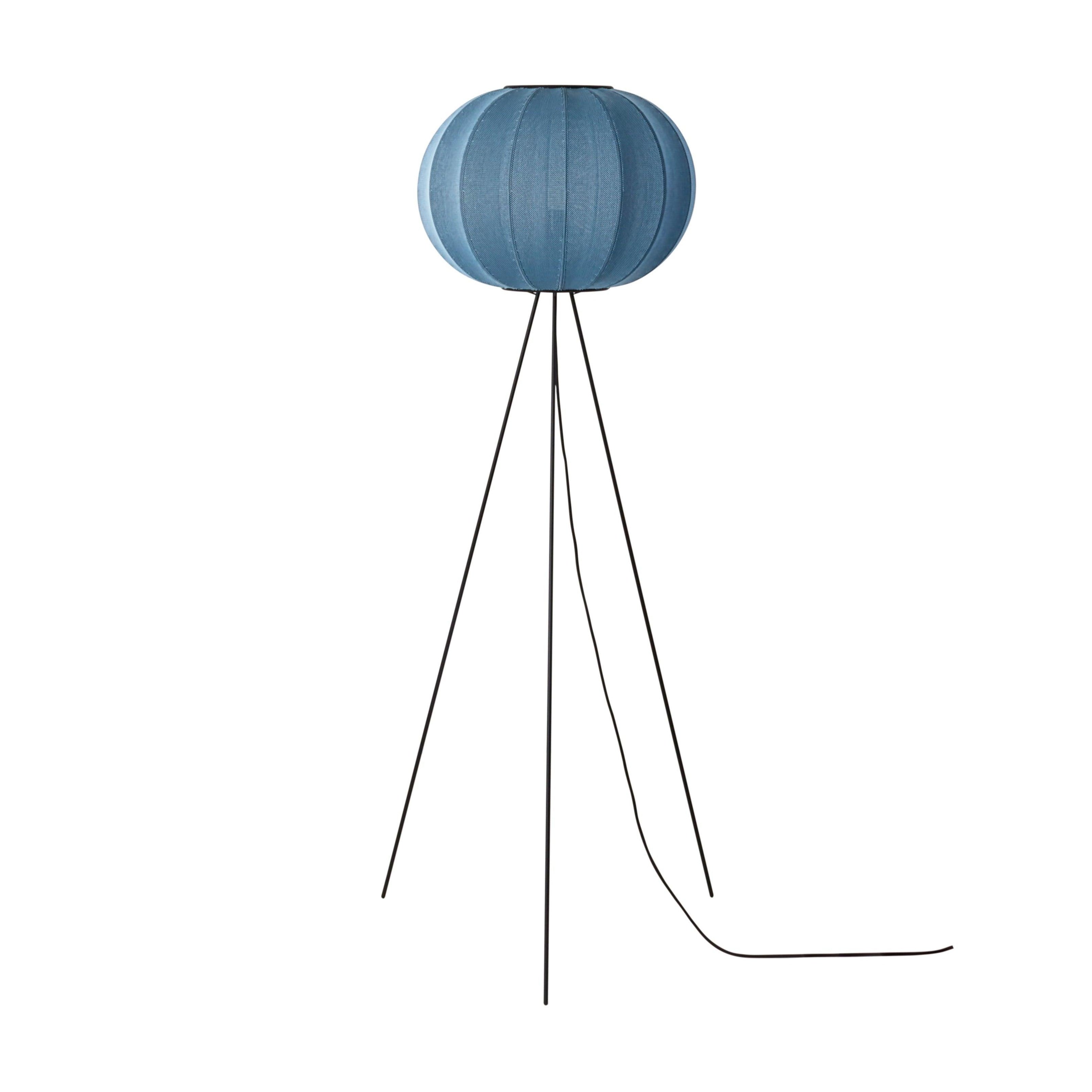 Stehlampe Dreibein hoch KNIT-WIT blau