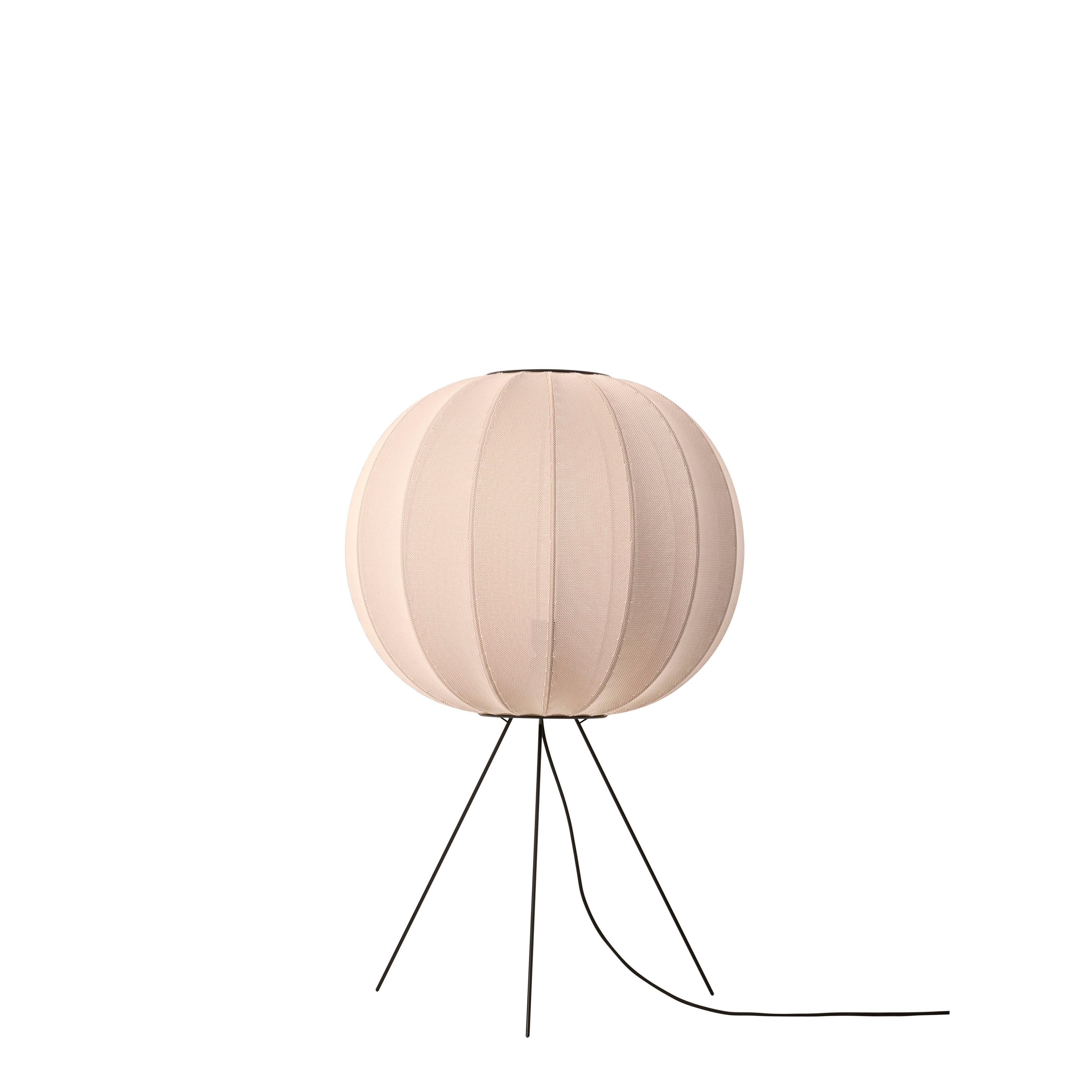 Stehlampe Dreibein niedrig KNIT-WIT sandfarben