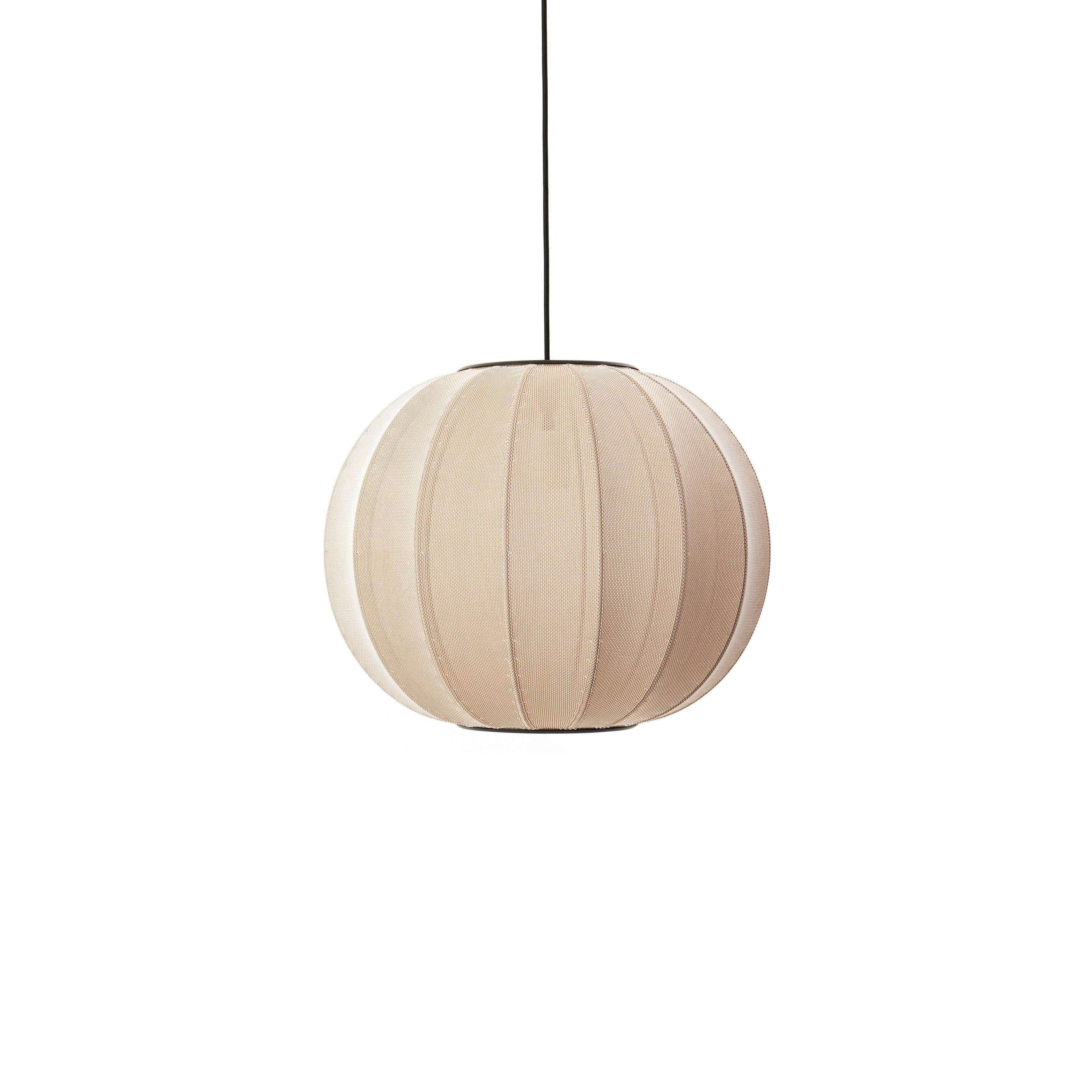 Knit-Wit Sand Round hanging lamp
