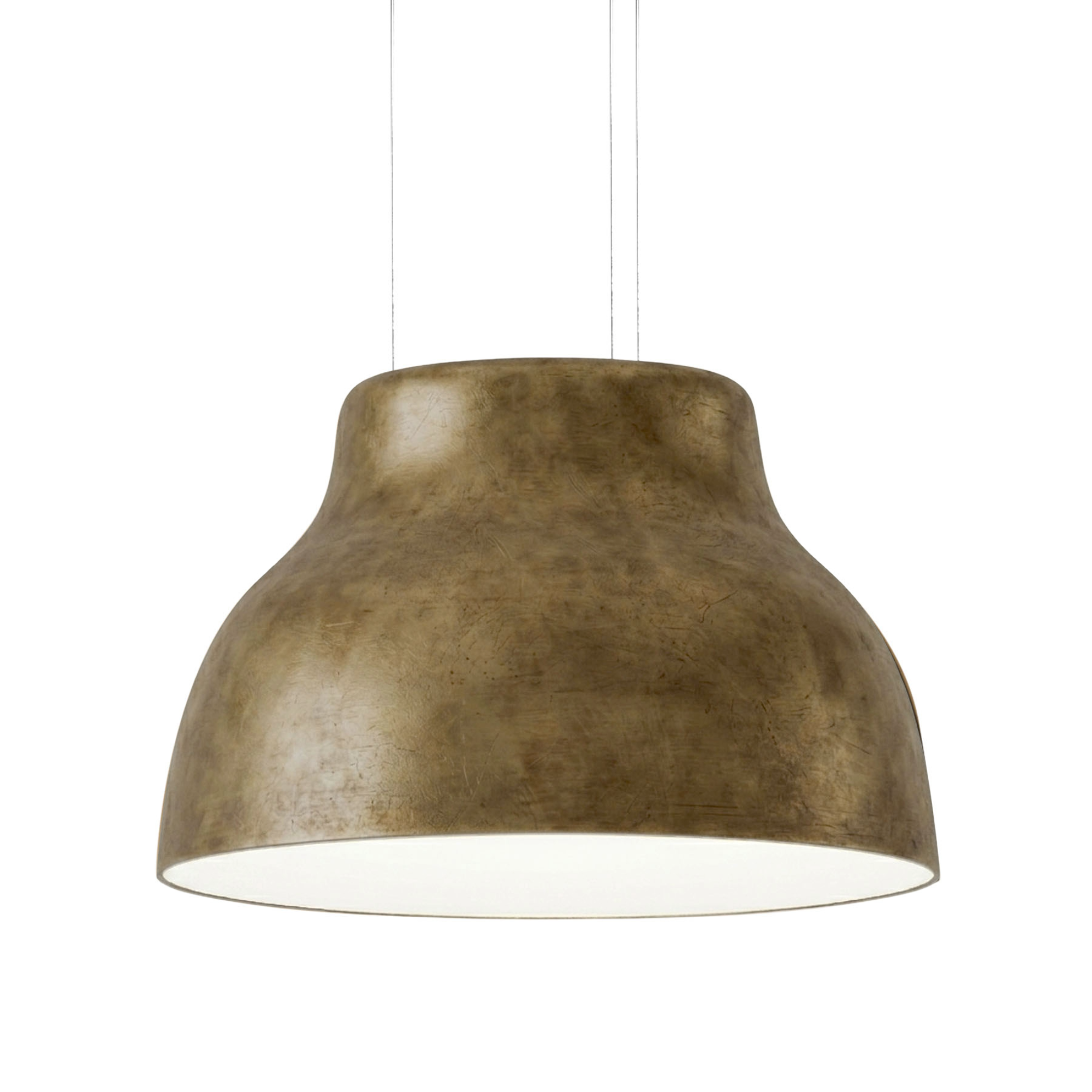 CICALA Pendant Lamp in Distressed Brass