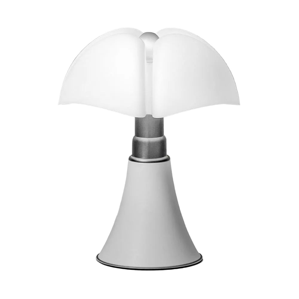 PIPISTRELLO Table Lamp with Opal Shade and White Base