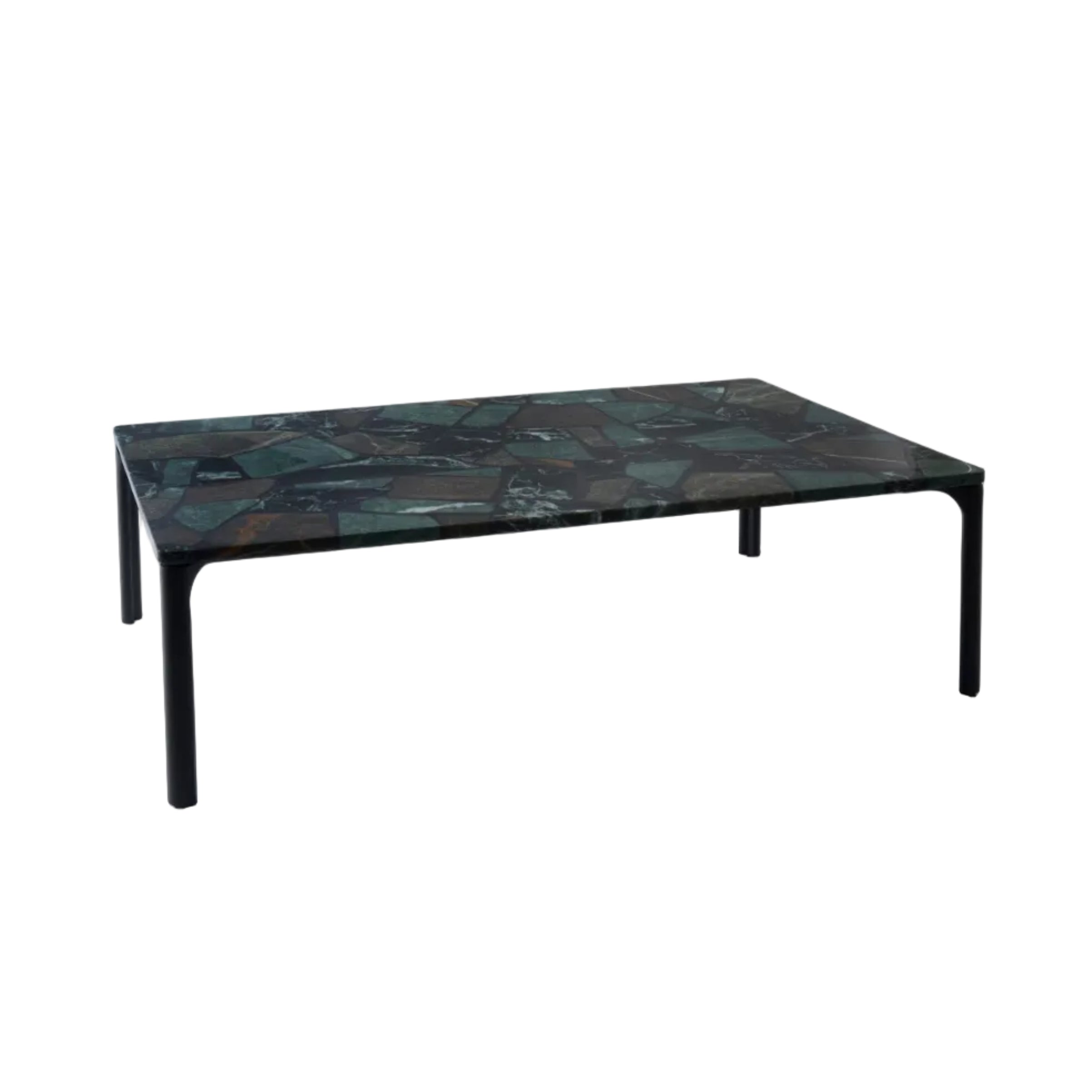 SMASH Coffee Table in Green Marble